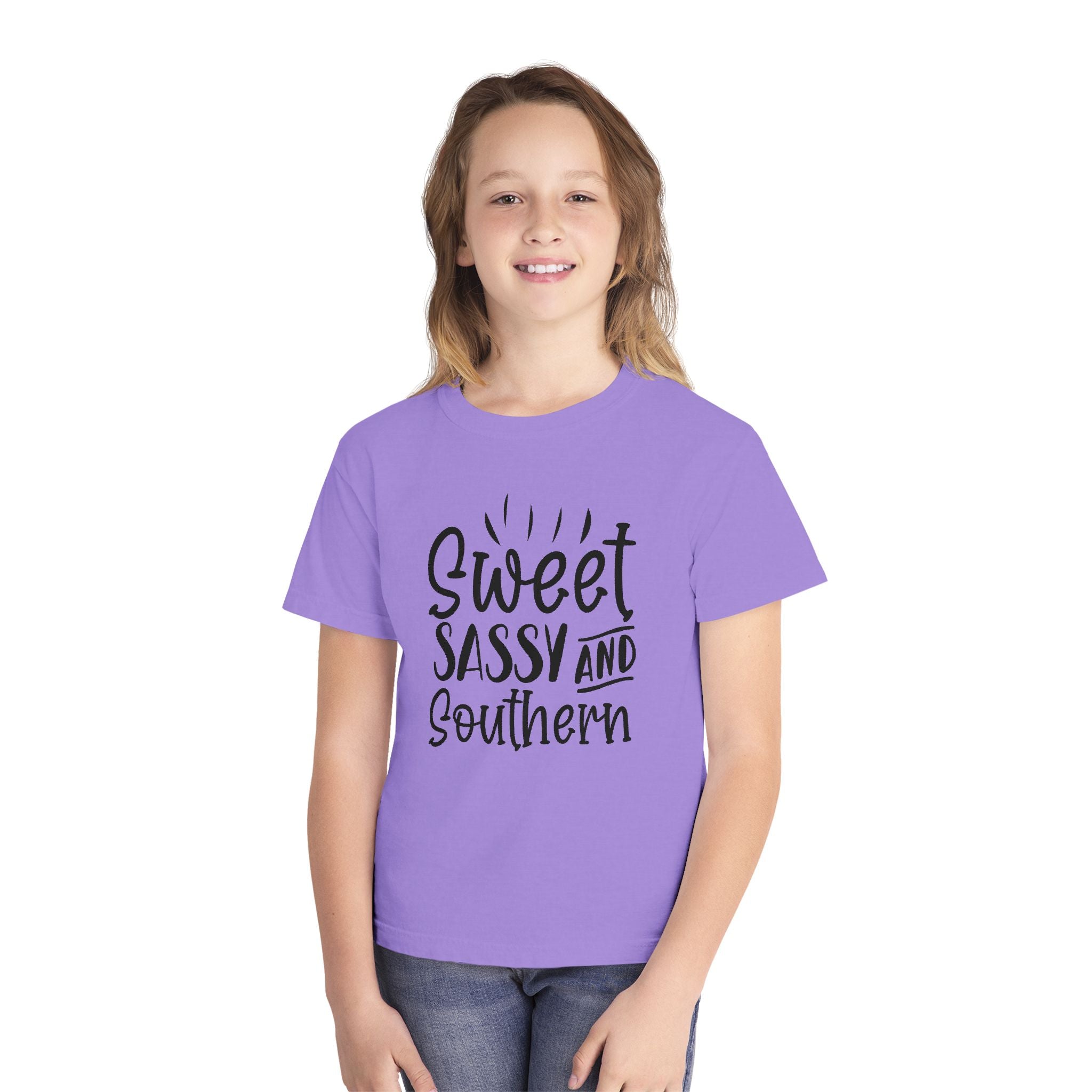 Youth Tee — "Sweet Sassy and Southern" Graphic T-Shirt