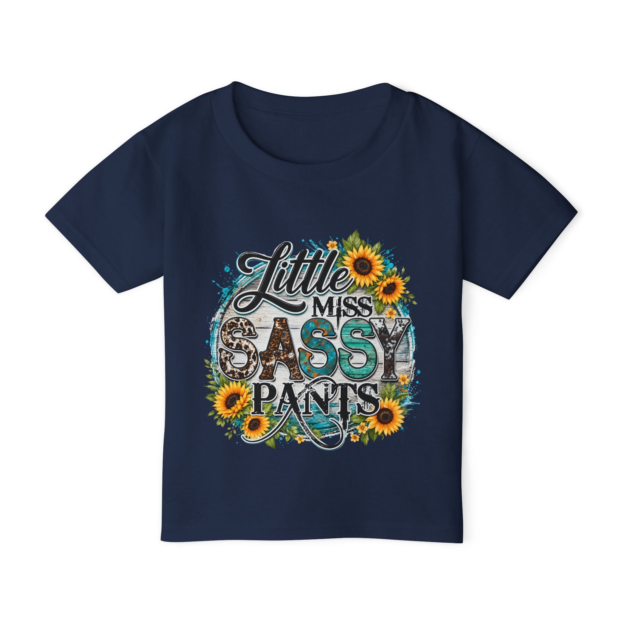 Little Miss Sassy Pants Toddler T-Shirt — Sunflower Cute Kids Tee