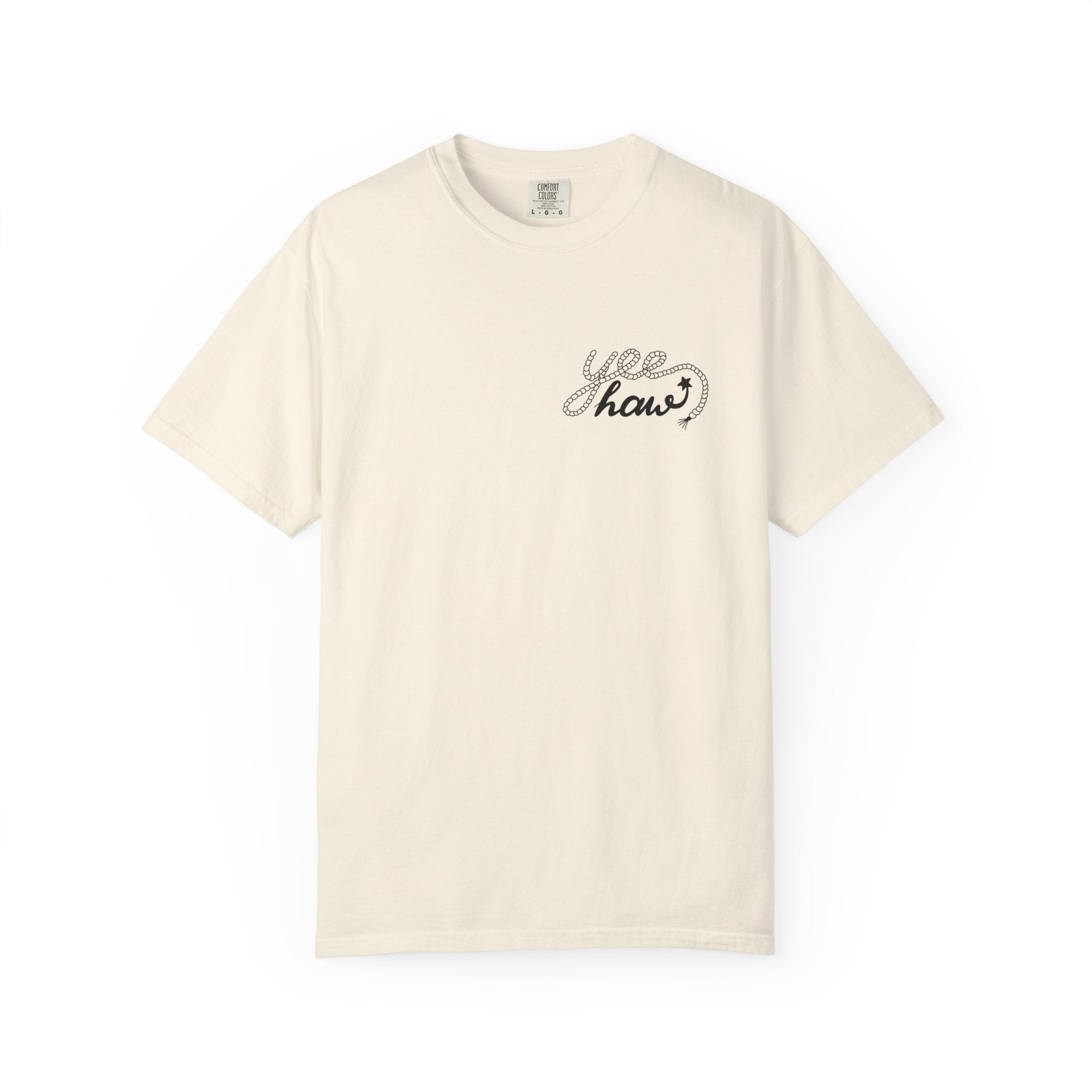 Cowboy Hat & Boots T-Shirt — 'Yee Haw' Graphic Western Tee
