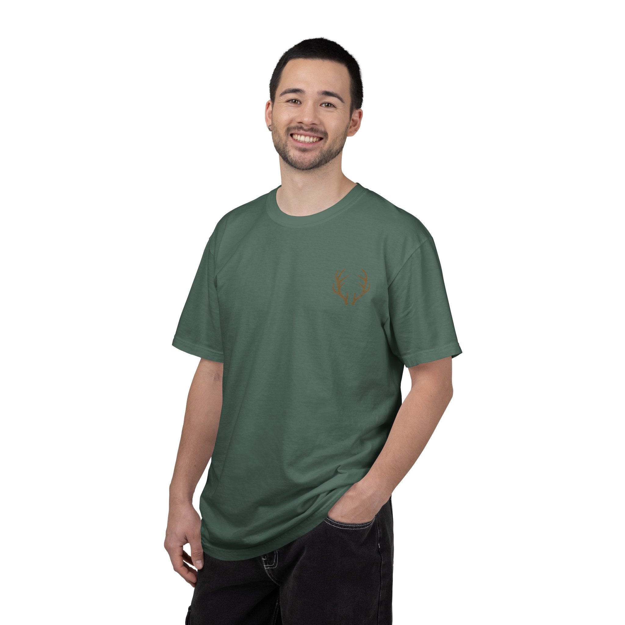 American Flag Deer T-Shirt — Patriotic Hunting Graphic Tee