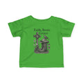 Infant Tee — "Faith, Boots, Grace" Western Baby Shirt