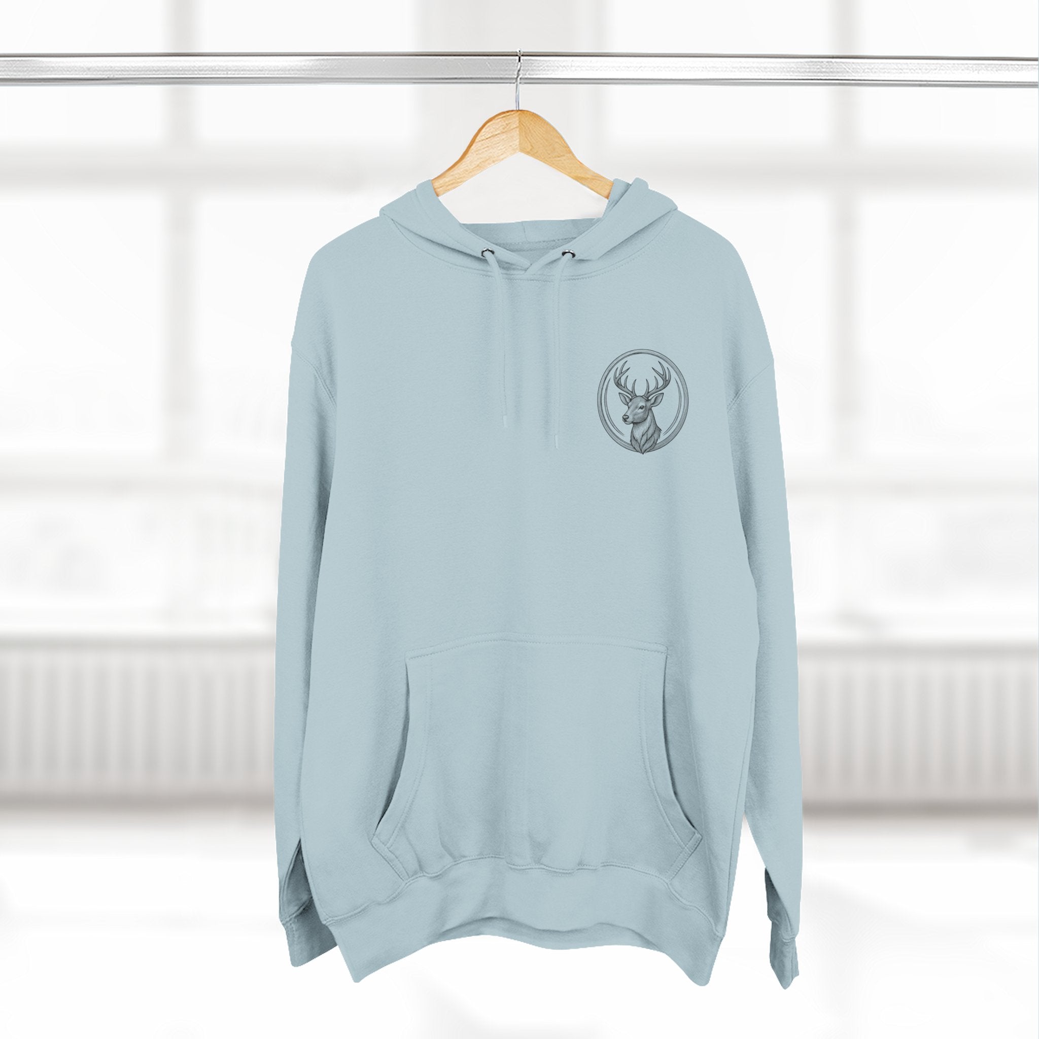 Southern Dad Hoodie - Hunting Dog & American Flag Graphic Pullover