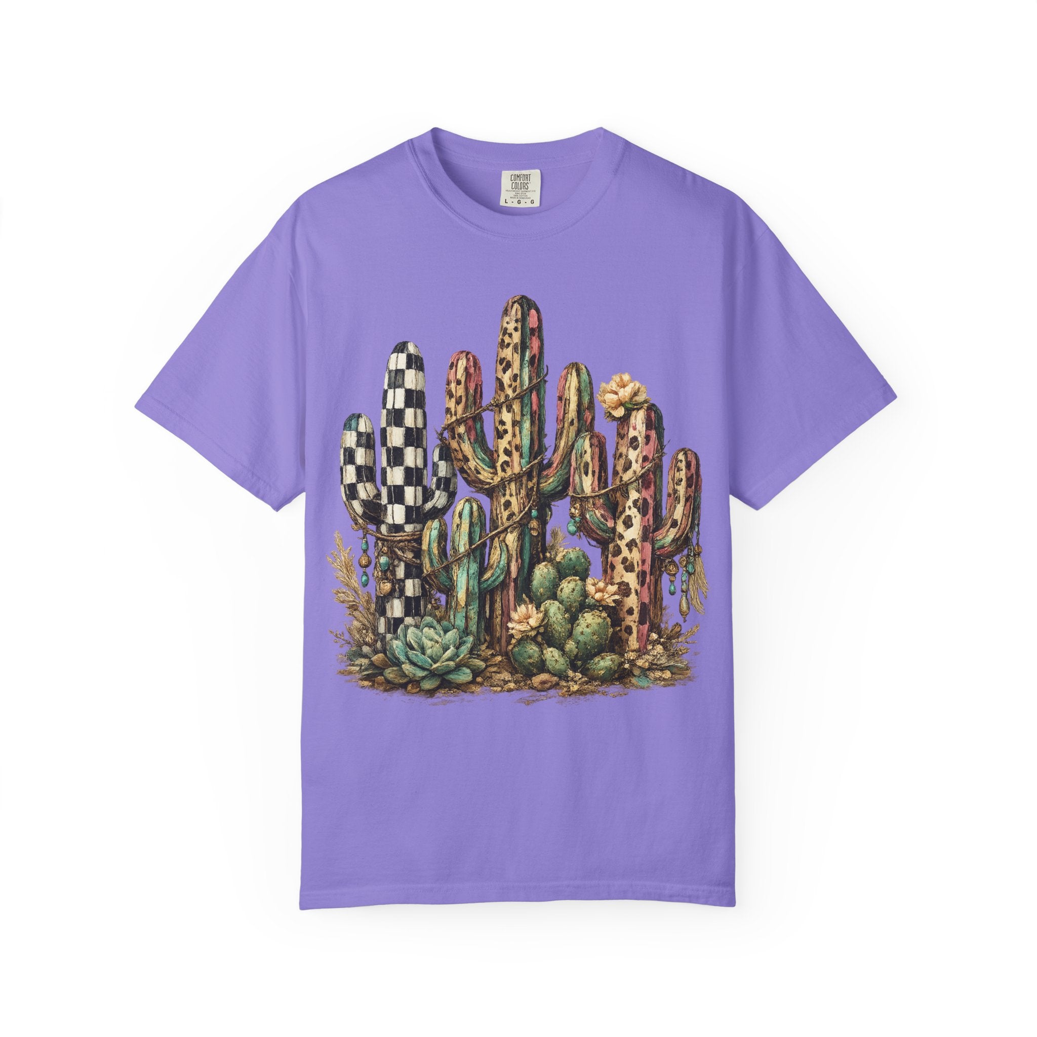 Cactus Garden T‑Shirt — Desert Succulent Graphic Tee