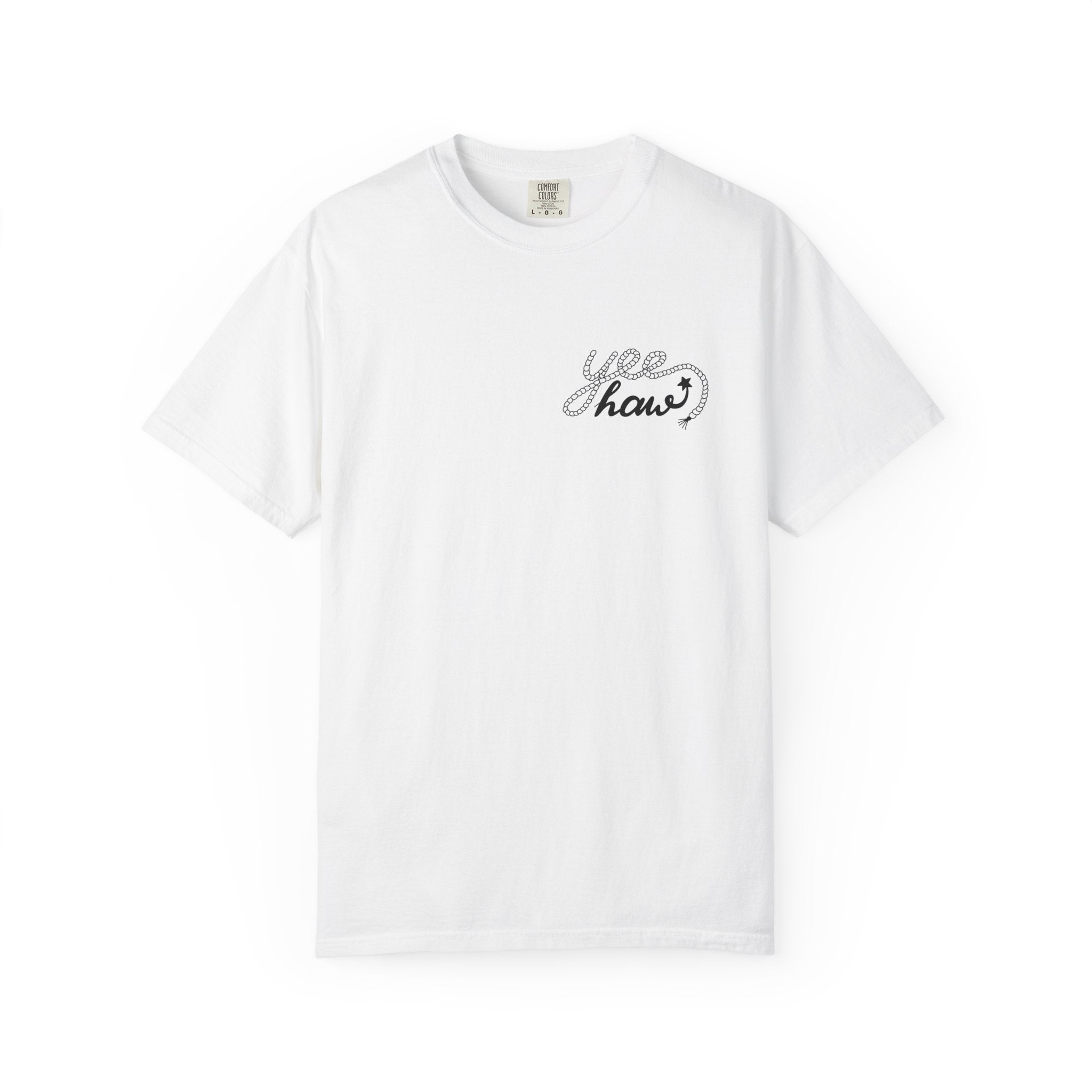 Cowboy Hat & Boots T-Shirt — 'Yee Haw' Graphic Western Tee