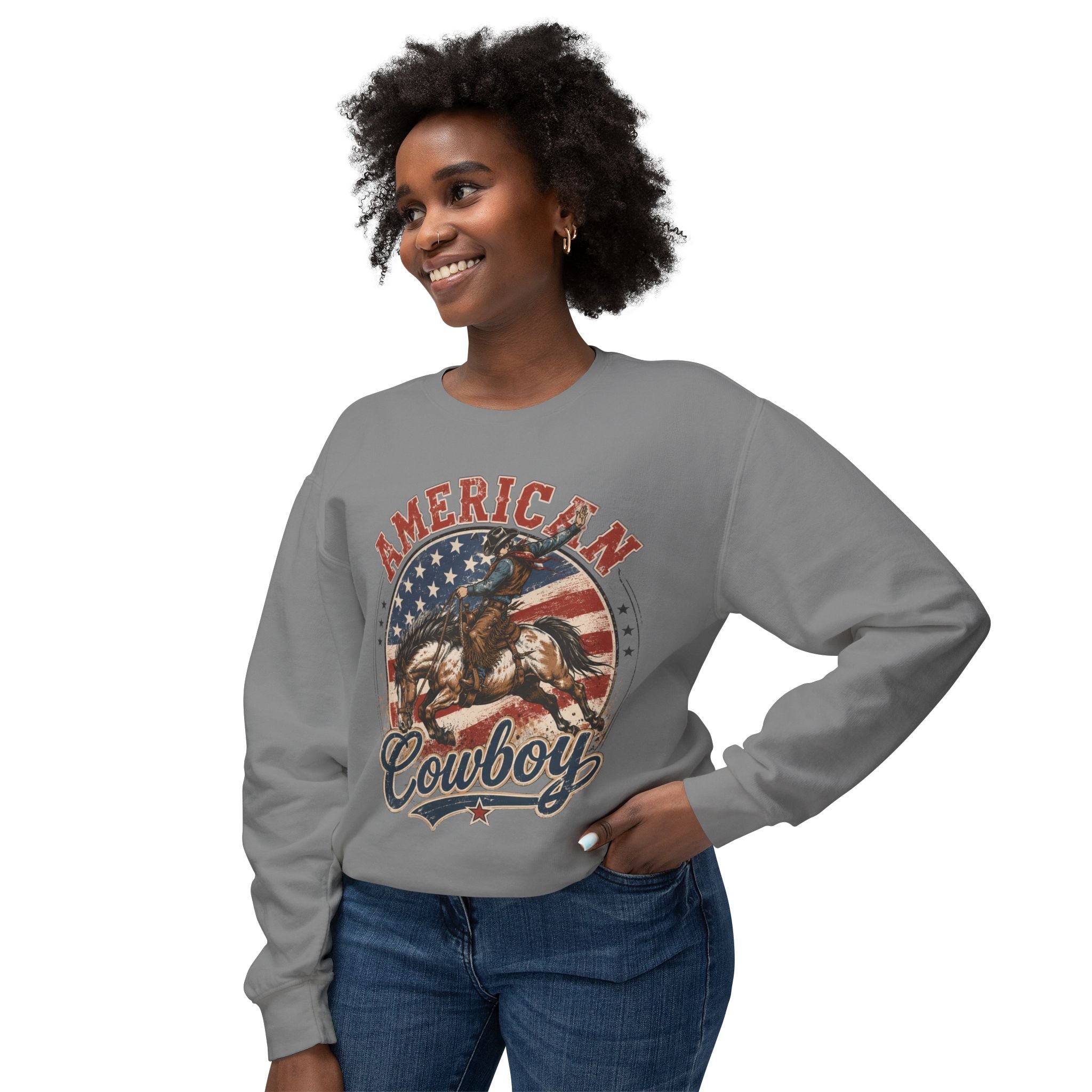 American Cowboy Crewneck Sweatshirt