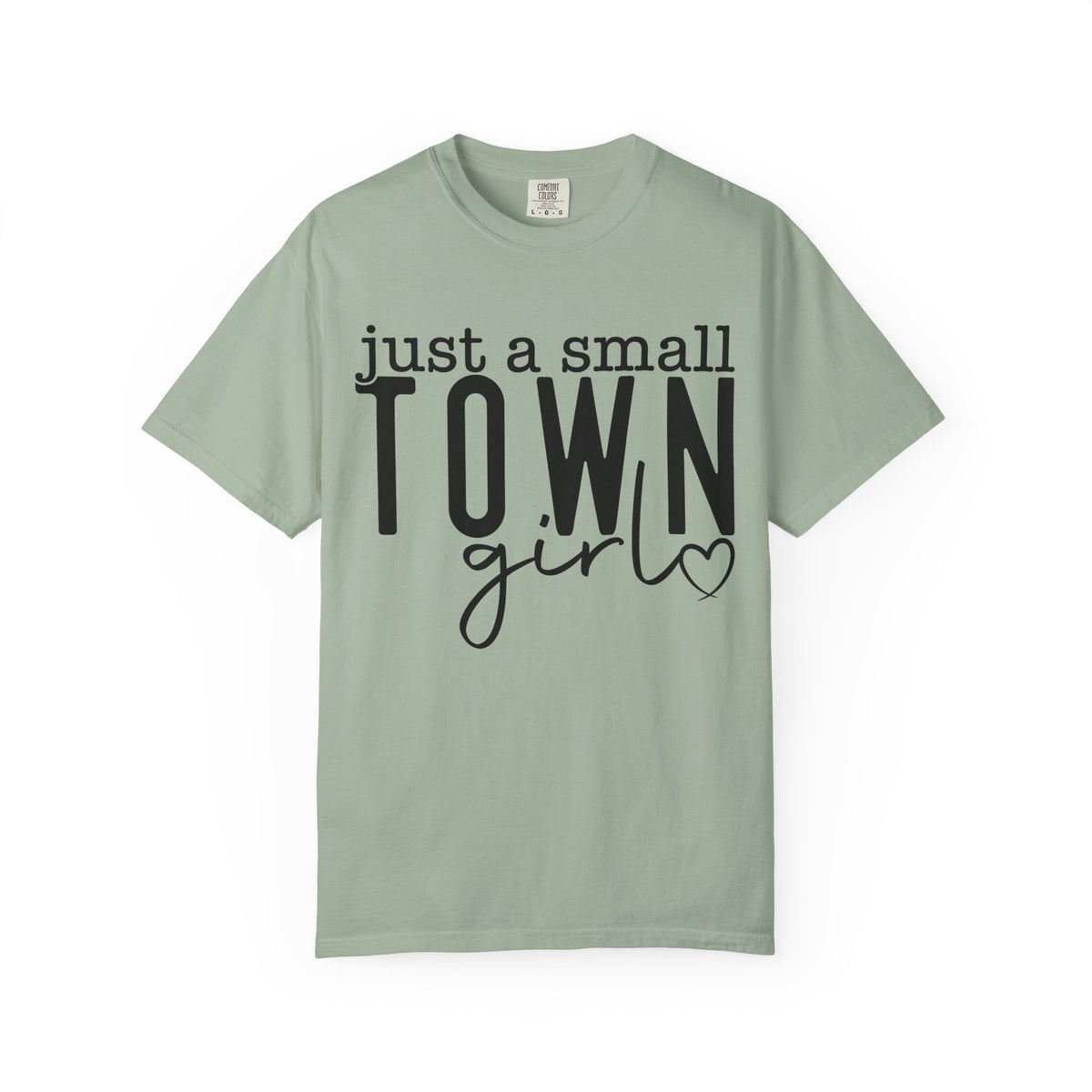 Just a Small Town Girl T‑Shirt — Retro Script Country Pride Tee