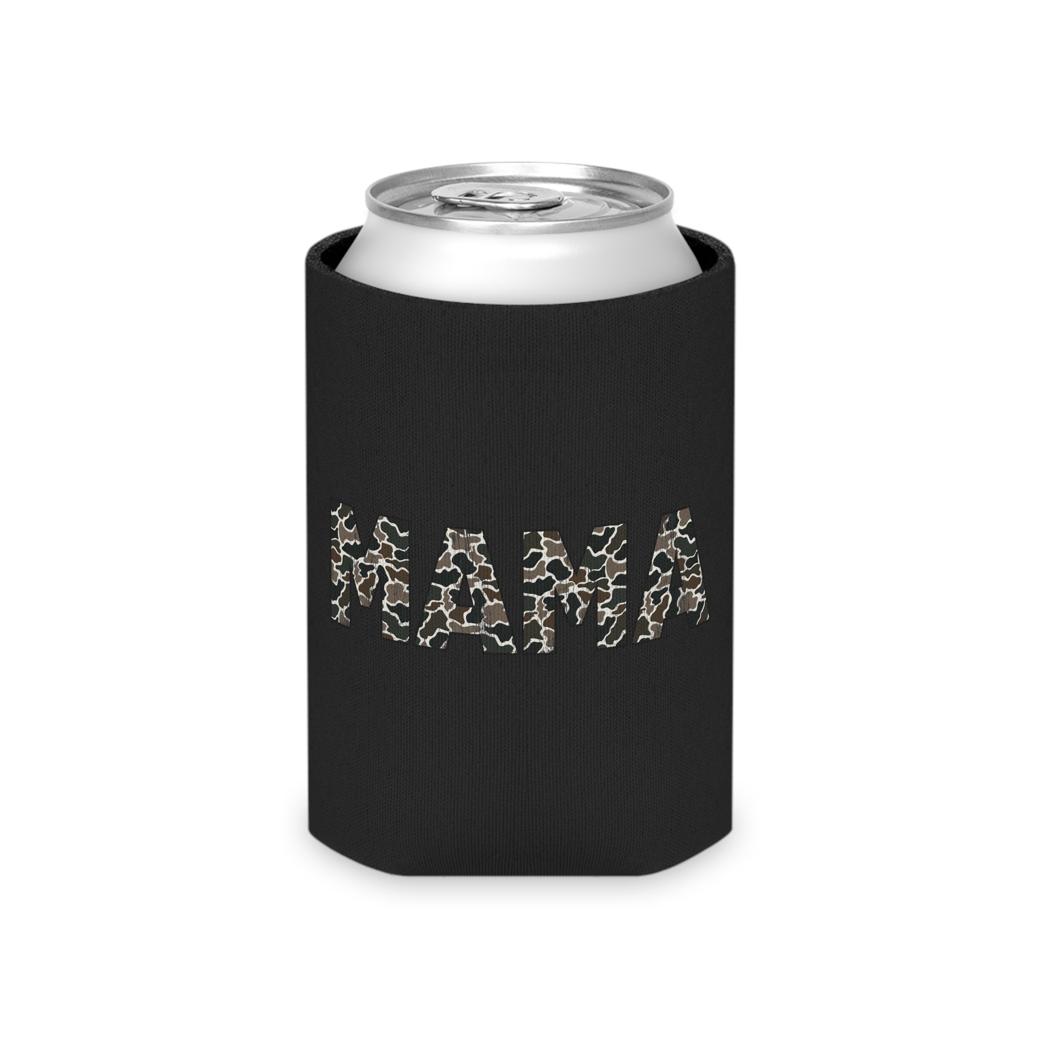 Can Cooler — "MAMA" Camo Print Can Cooler