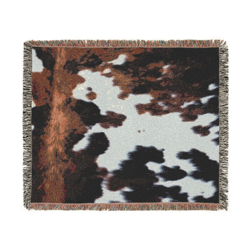 Copy of Cow Hide Pattern Woven Blanket