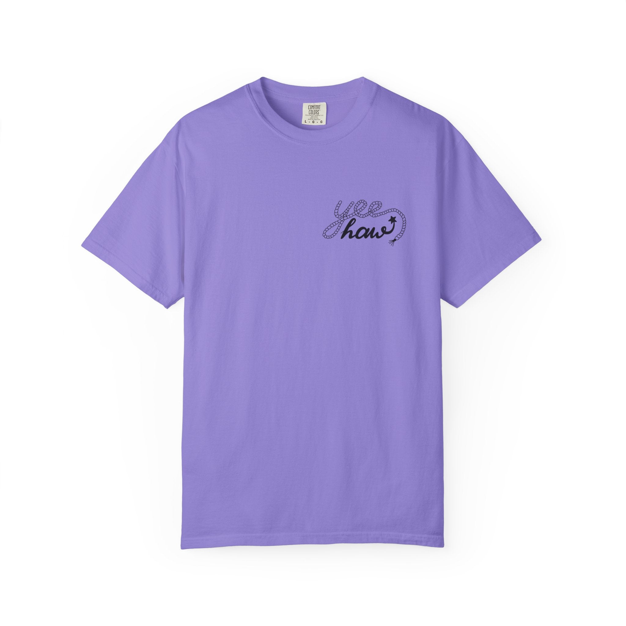Cowboy Hat & Boots T-Shirt — 'Yee Haw' Graphic Western Tee