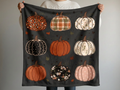 Autumn Pumpkin Sherpa Blanket — Cozy Fall Throw with Plaid, Leopard & Floral Pumpkins