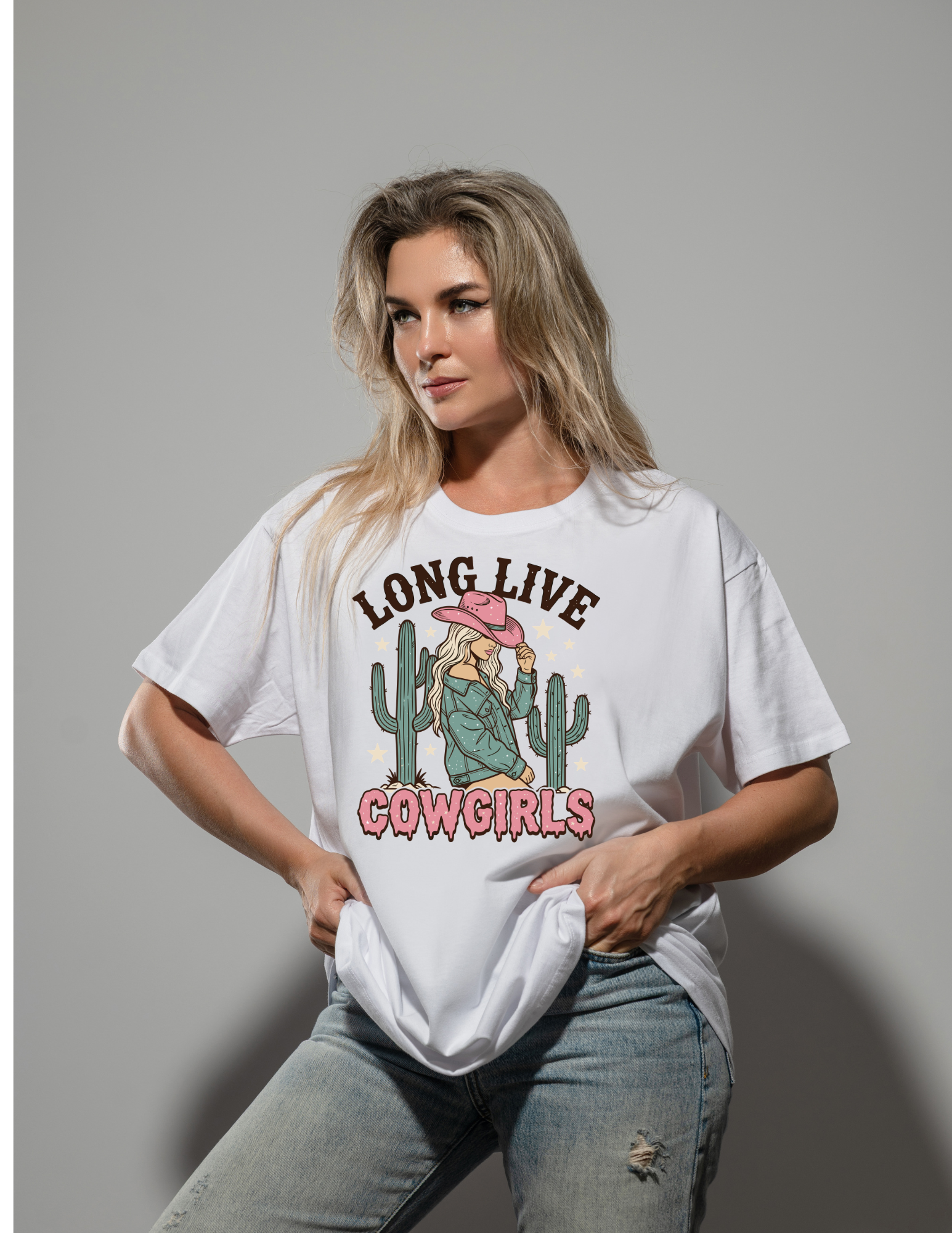 Long Live Cowgirls T-Shirt — Western Cowgirl Graphic Tee