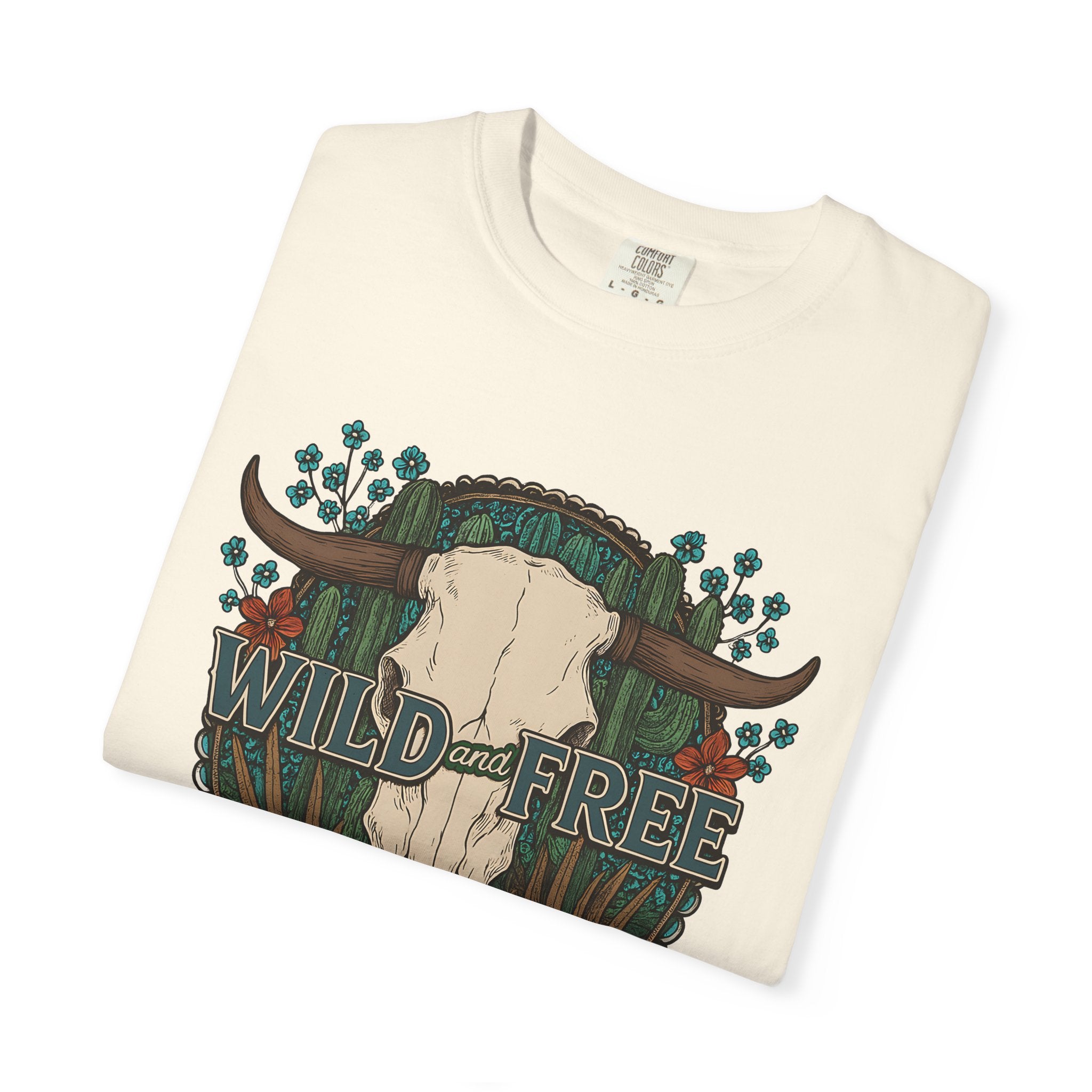 Wild & Free Cow Skull T-Shirt