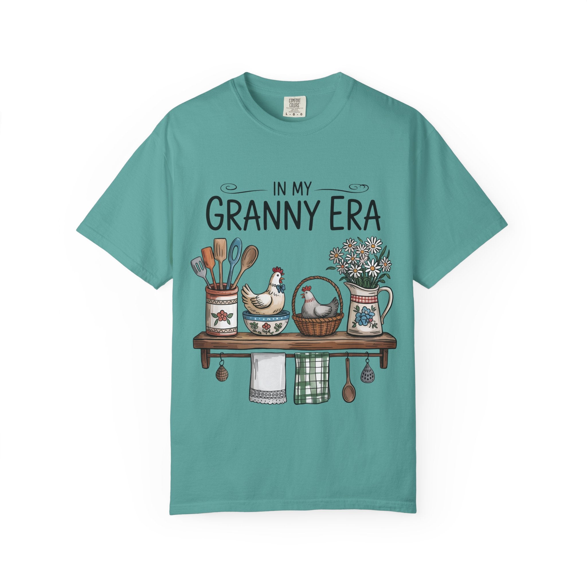 T-Shirt — "In My Granny Era" Vintage Kitchen Graphic Tee