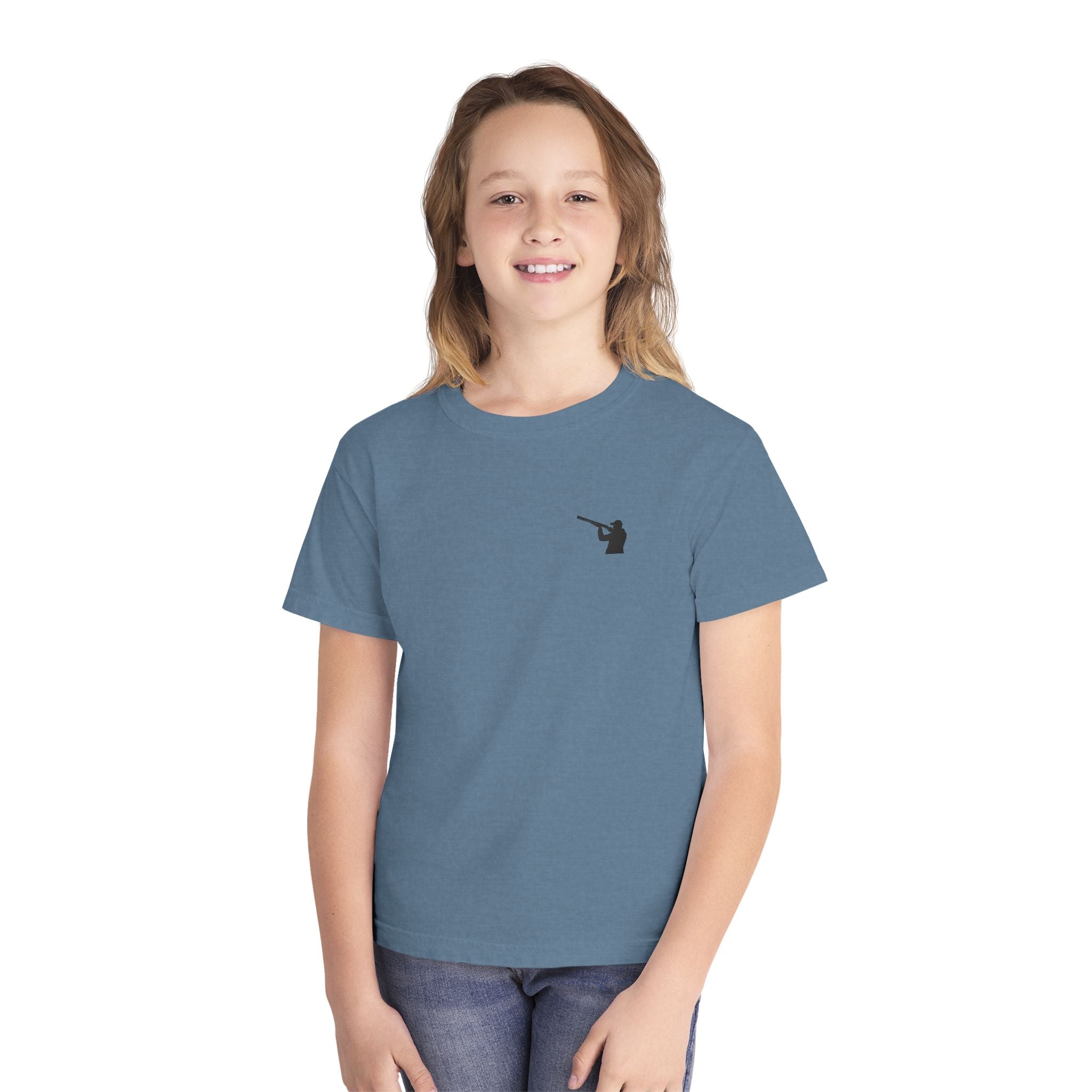 Youth Tee — "Southern Boy" Hunting Dog Graphic