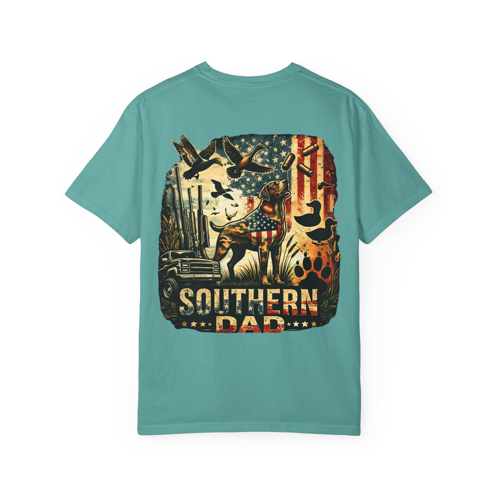 Southern Dad T-Shirt — Patriotic Deer & Duck Hunting Graphic Tee