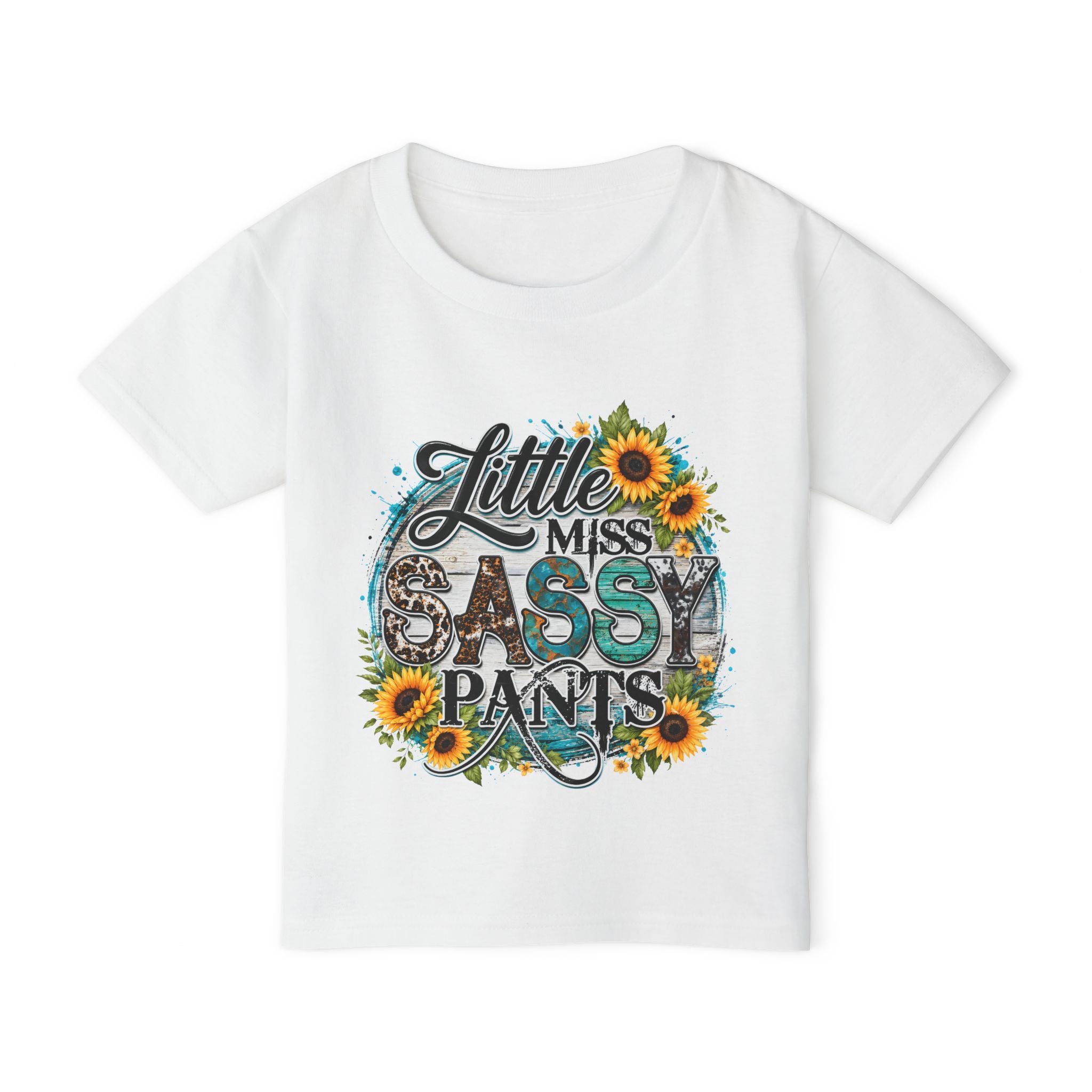 Little Miss Sassy Pants Toddler T-Shirt — Sunflower Cute Kids Tee