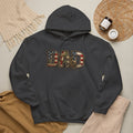 Personalizable Dad One of a Kind Hoodie — American Flag Patriotic Father’s Day Sweatshirt