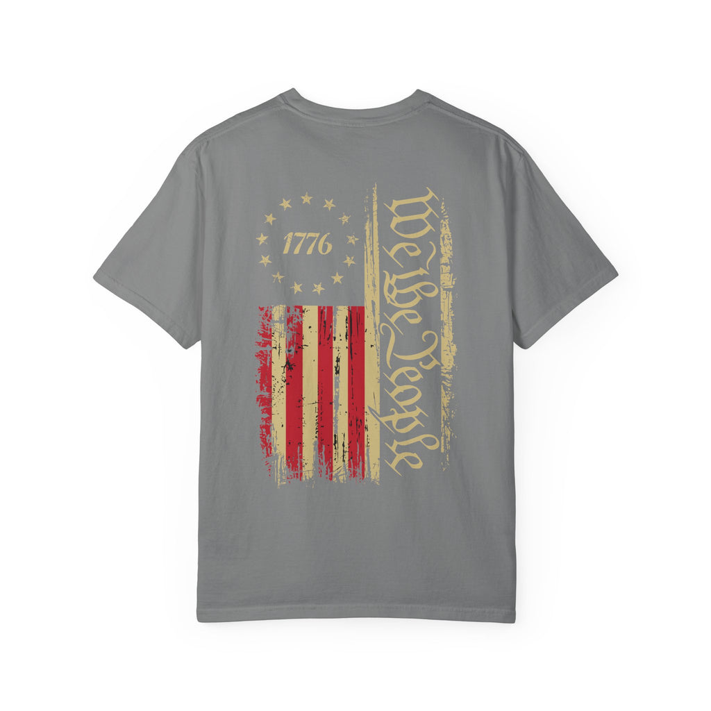 1776 'We the People' Flag T-Shirt — Patriotic American Constitution Tee