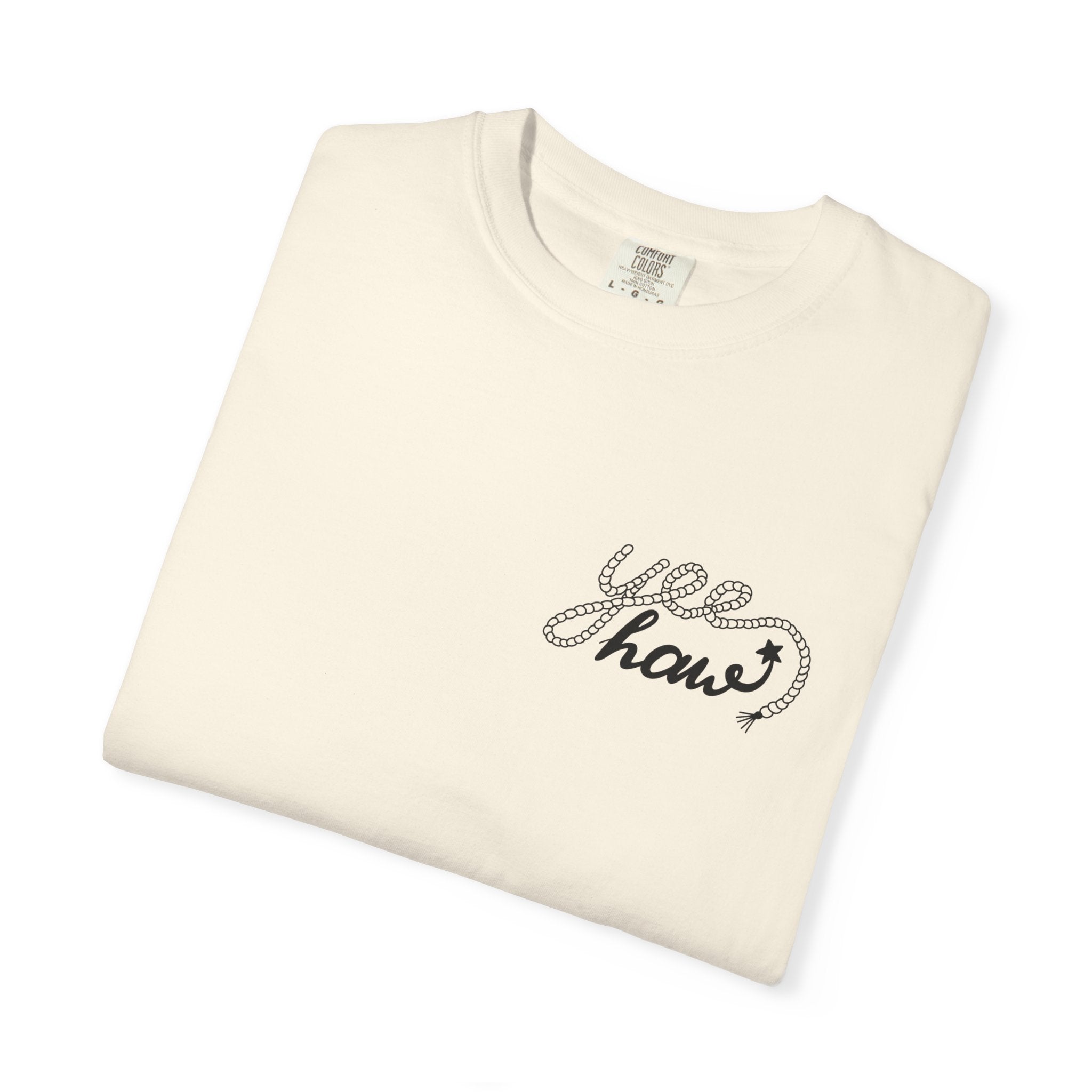 Cowboy Hat & Boots T-Shirt — 'Yee Haw' Graphic Western Tee