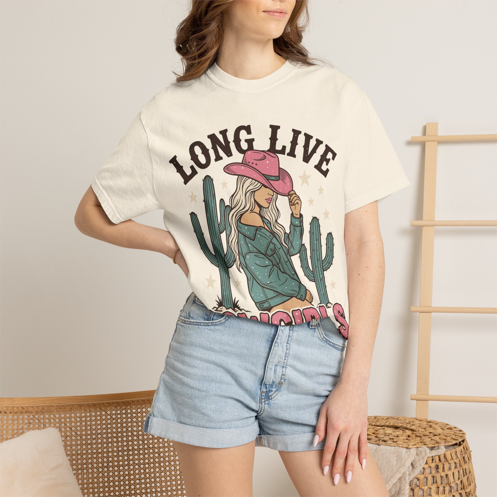 Long Live Cowgirls T-Shirt — Western Cowgirl Graphic Tee