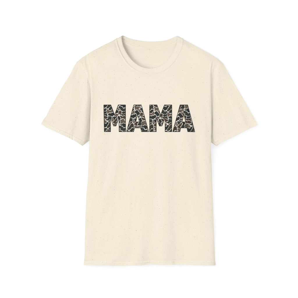 Mama Camo Print T-Shirt — Graphic Mom Tee for Mother's Day & Everyday