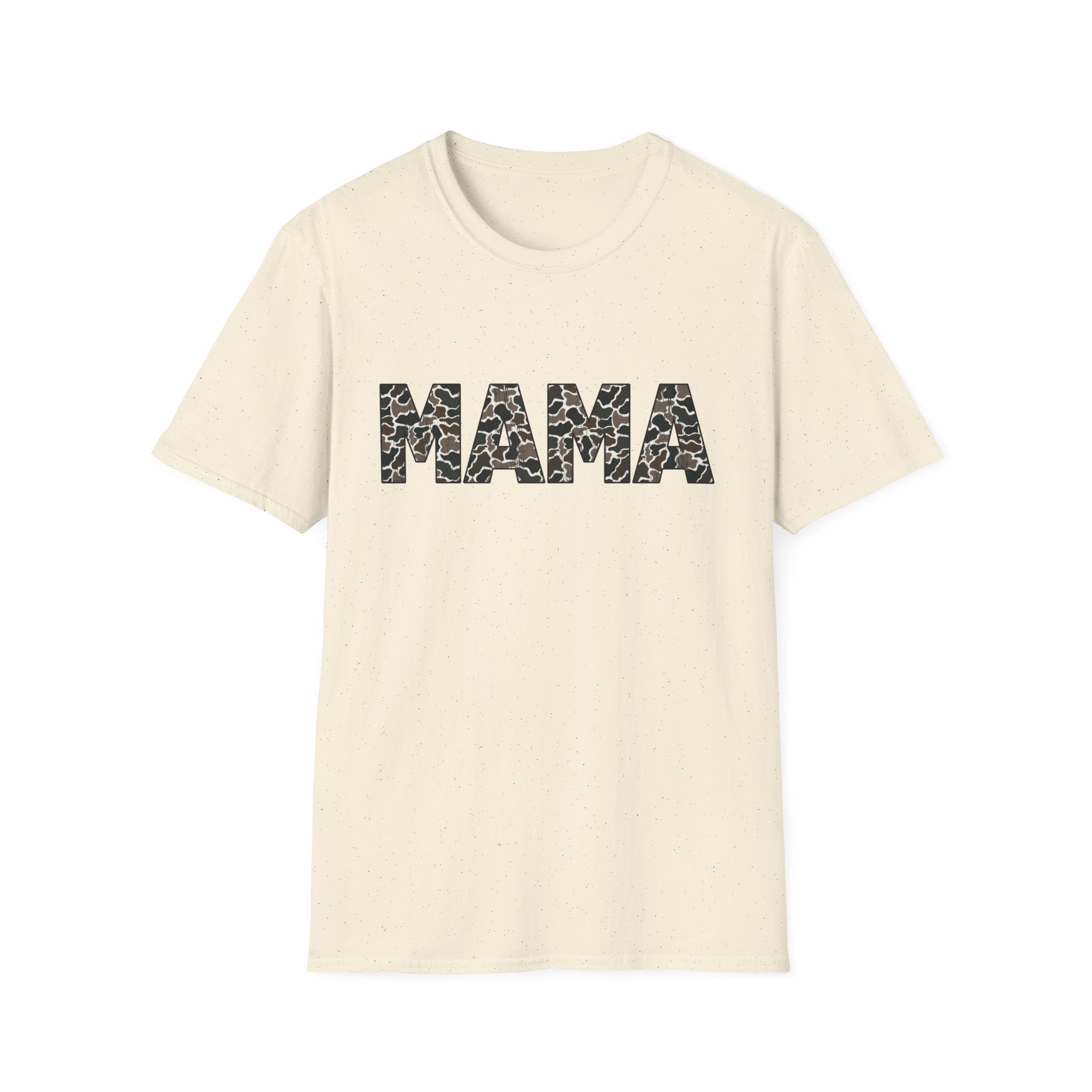 Mama Camo Print T-Shirt — Graphic Mom Tee for Mother's Day & Everyday