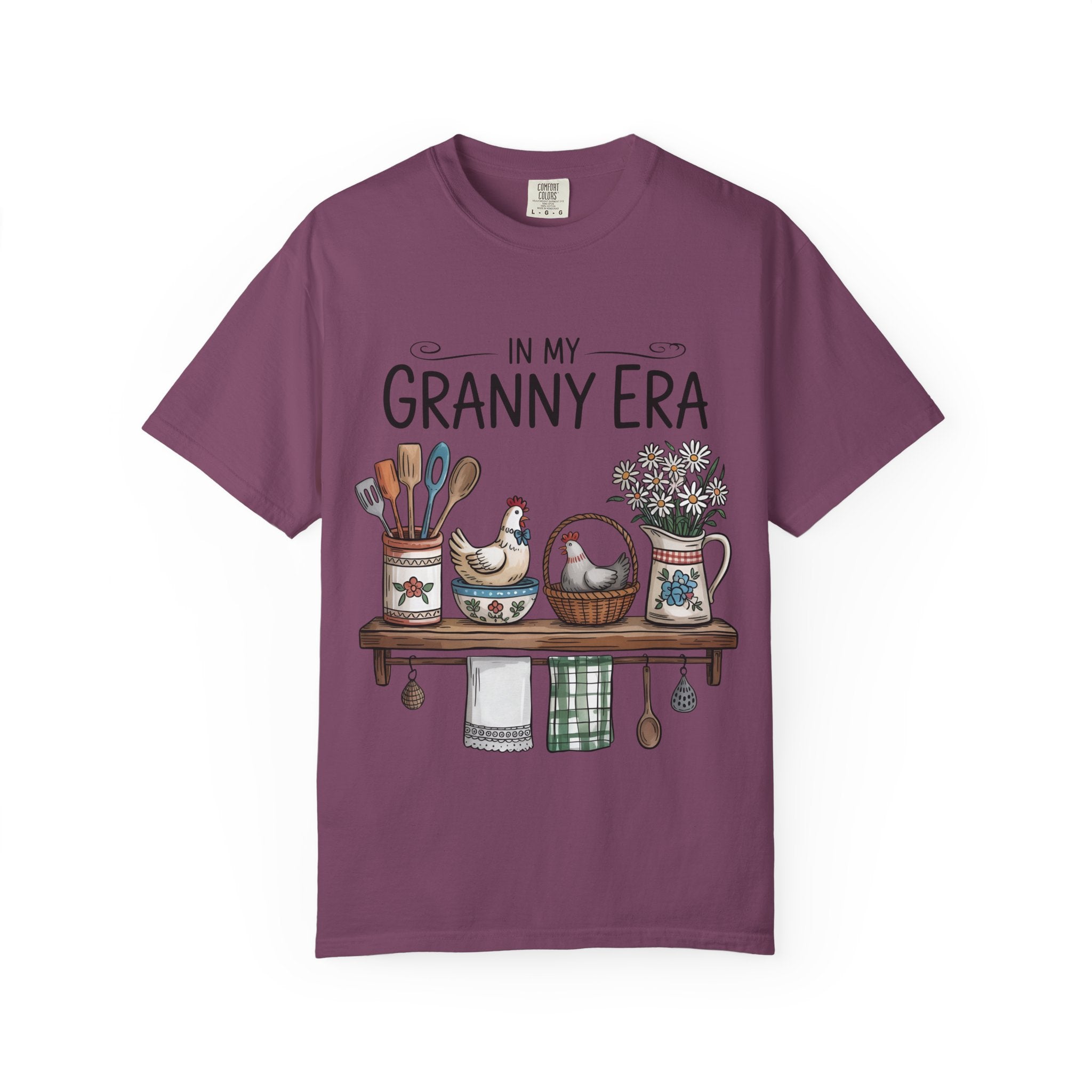 T-Shirt — "In My Granny Era" Vintage Kitchen Graphic Tee