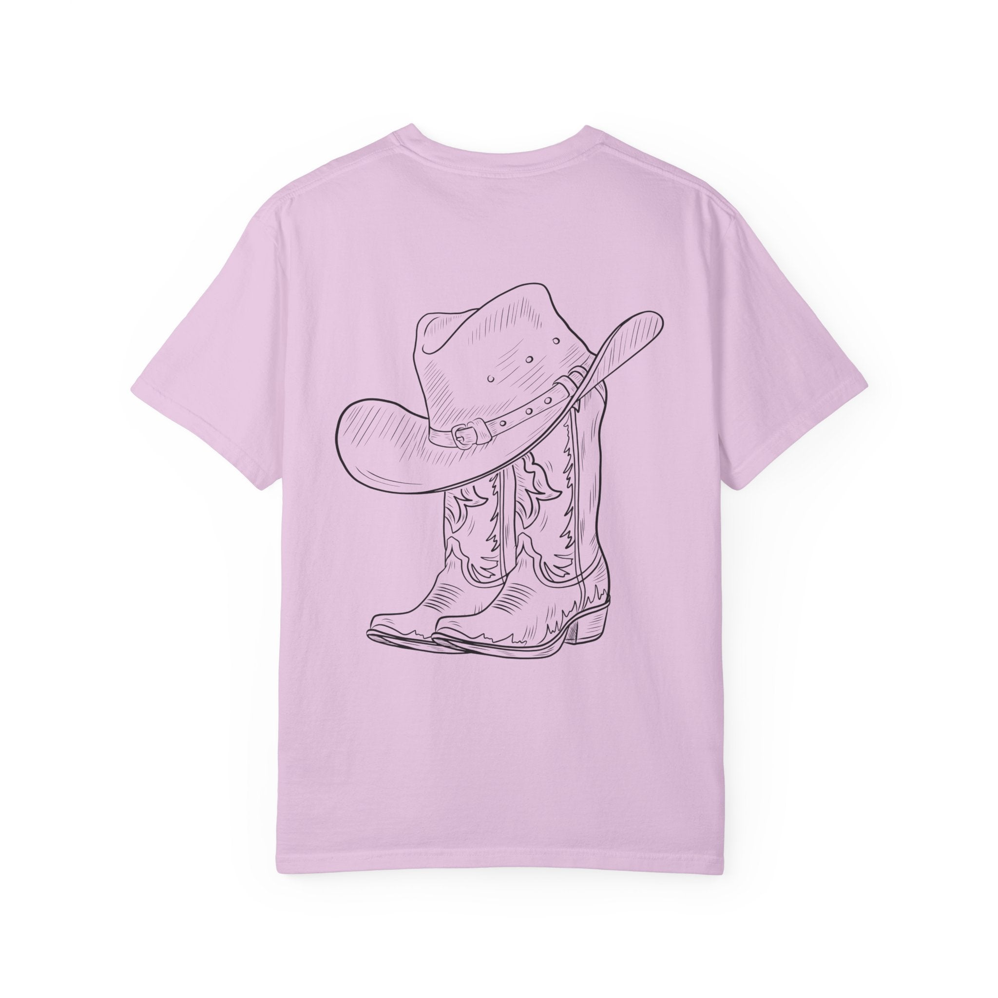 Cowboy Hat & Boots T-Shirt — 'Yee Haw' Graphic Western Tee