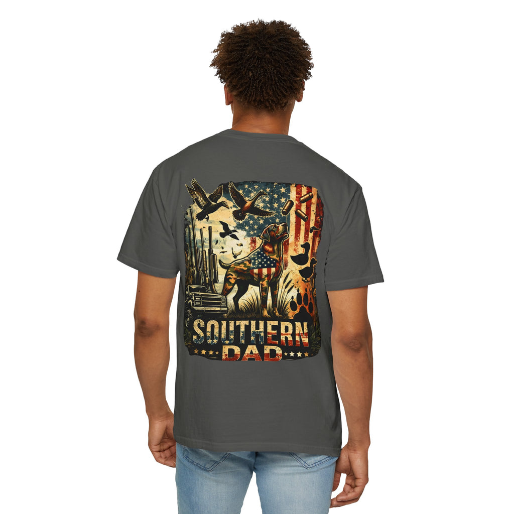 Southern Dad T-Shirt — Patriotic Deer & Duck Hunting Graphic Tee