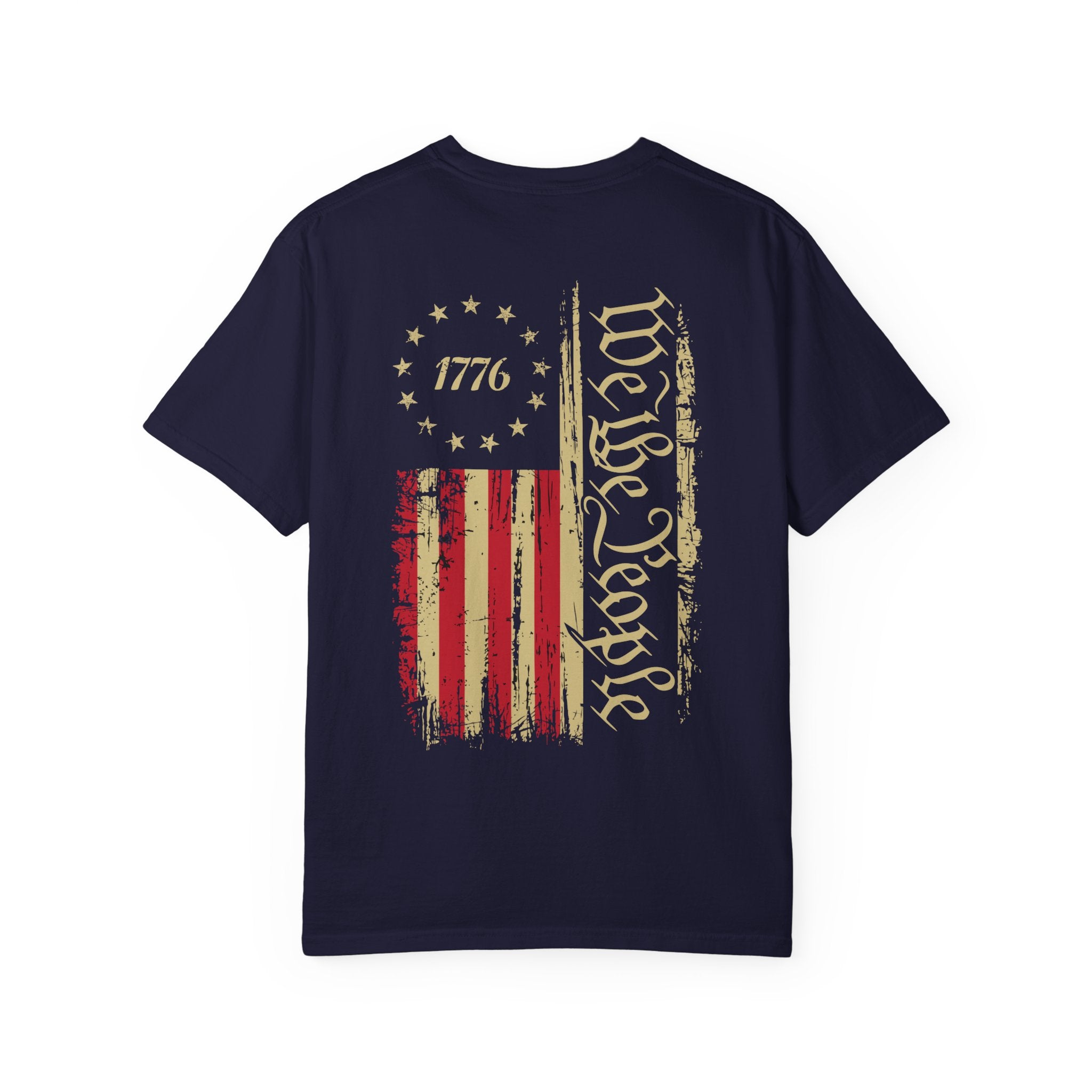 1776 'We the People' Flag T-Shirt — Patriotic American Constitution Tee