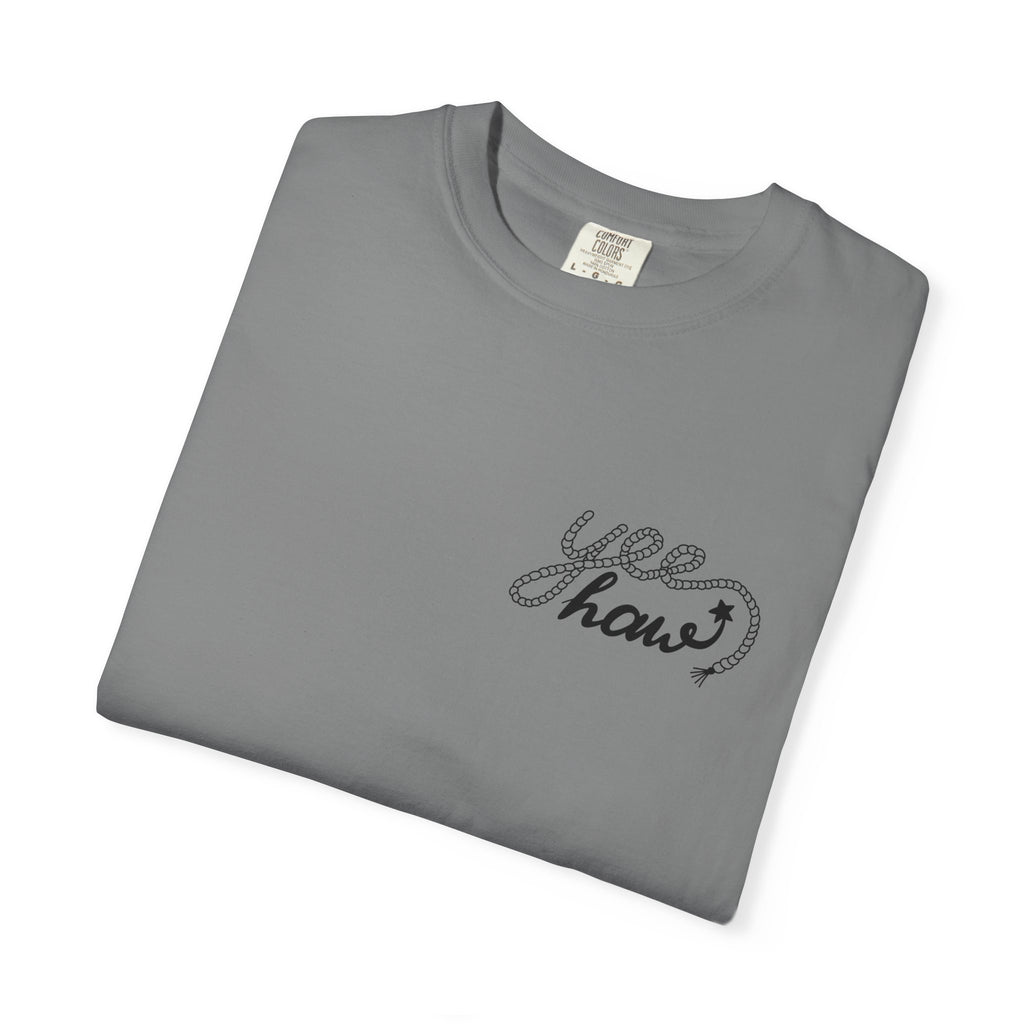 Cowboy Hat & Boots T-Shirt — 'Yee Haw' Graphic Western Tee