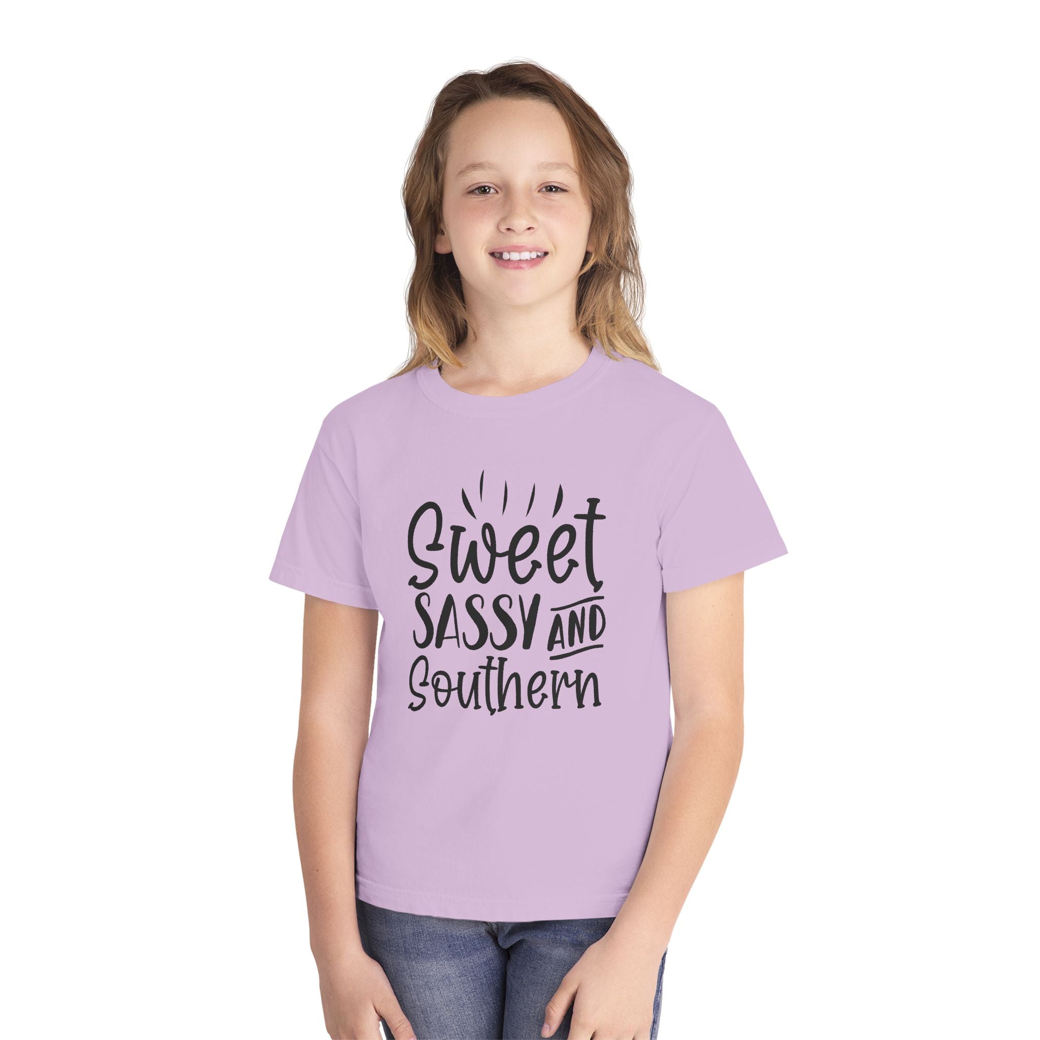 Youth Tee — "Sweet Sassy and Southern" Graphic T-Shirt