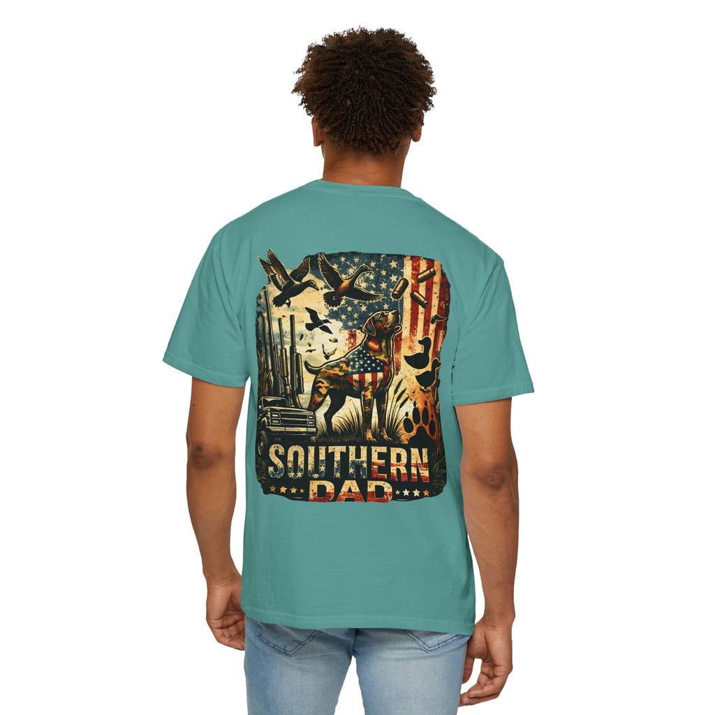 Southern Dad T-Shirt — Patriotic Deer & Duck Hunting Graphic Tee