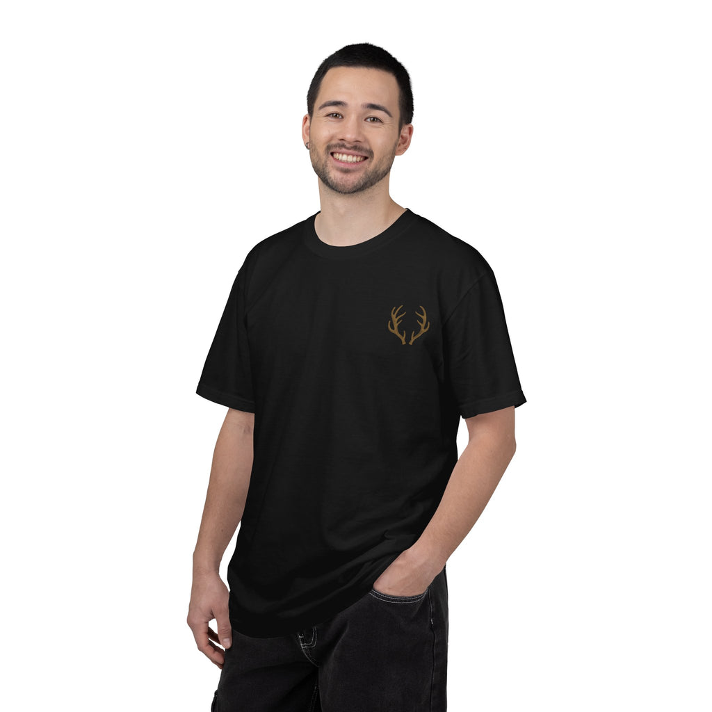 Southern Dad Hunting T-Shirt — "Raise 'Em Right" Graphic Tee
