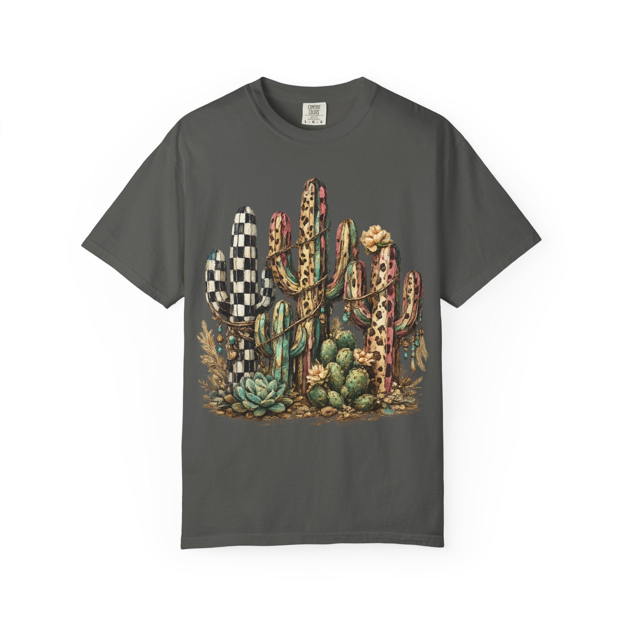 Cactus Garden T‑Shirt — Desert Succulent Graphic Tee