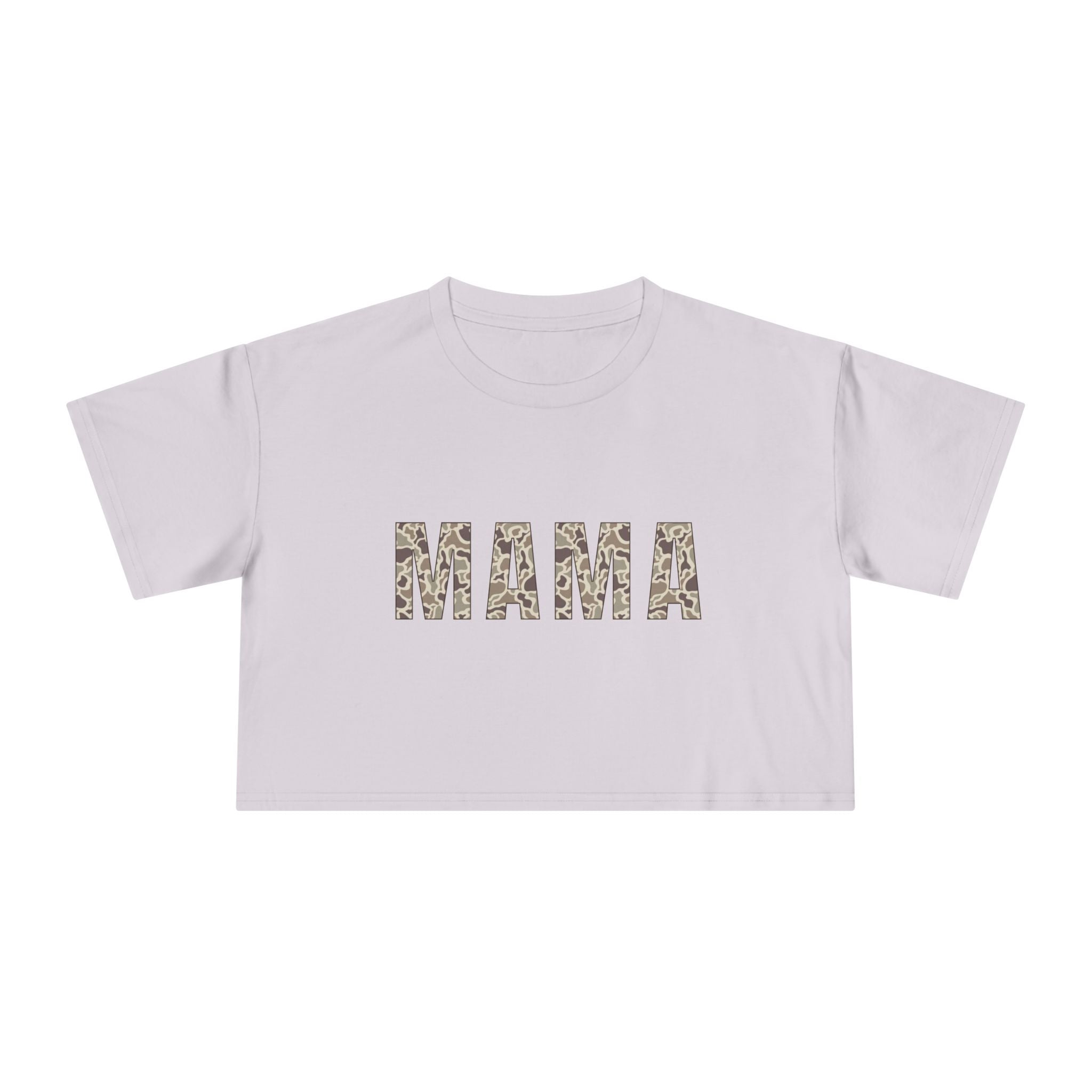 Mama Crop Tee — Casual Women's Short Boxy Top