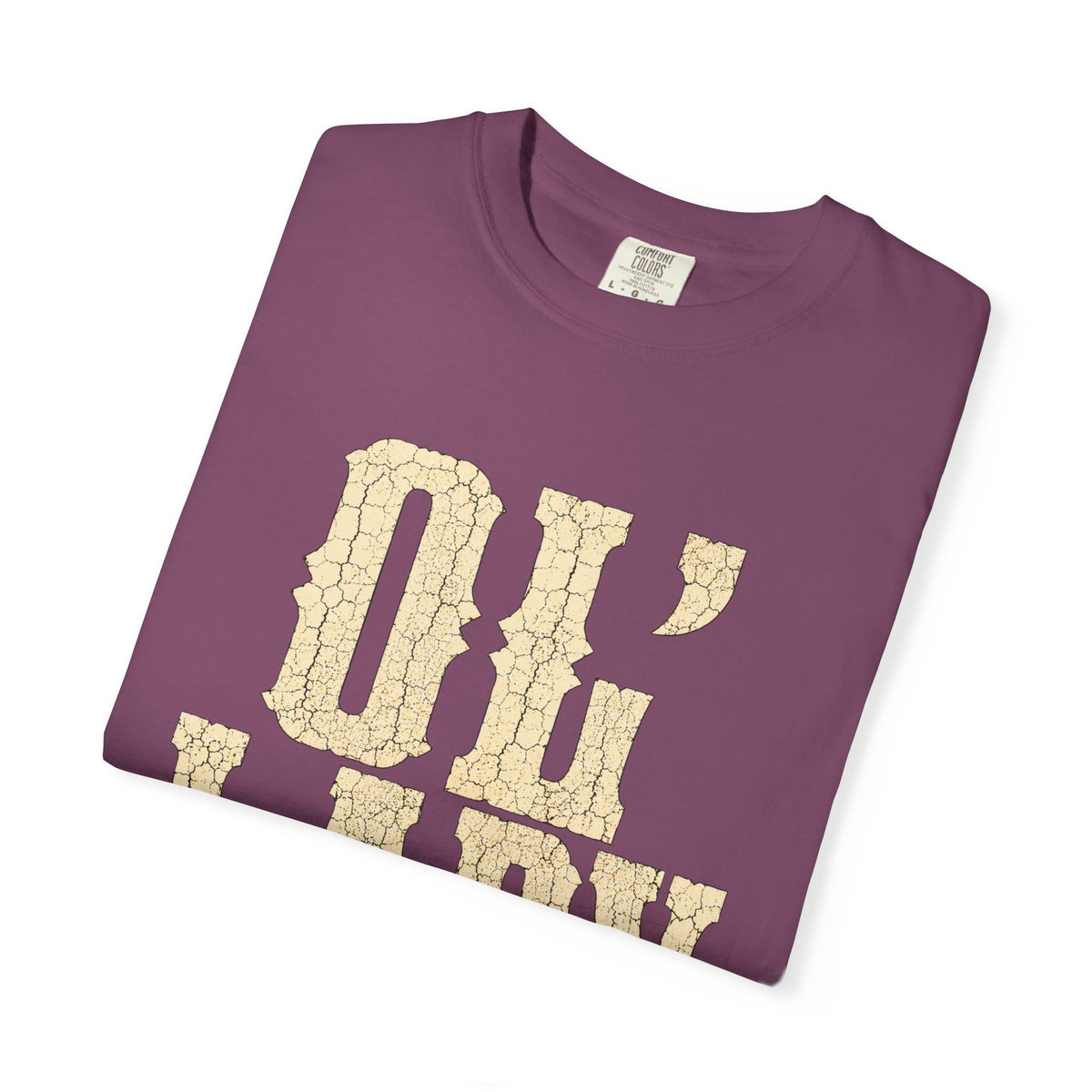 T-Shirt — 'Ol' Lady' Vintage Lettering Tee