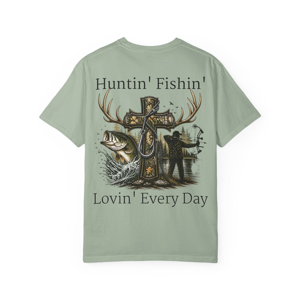 Camo Cross with Fish and Bow