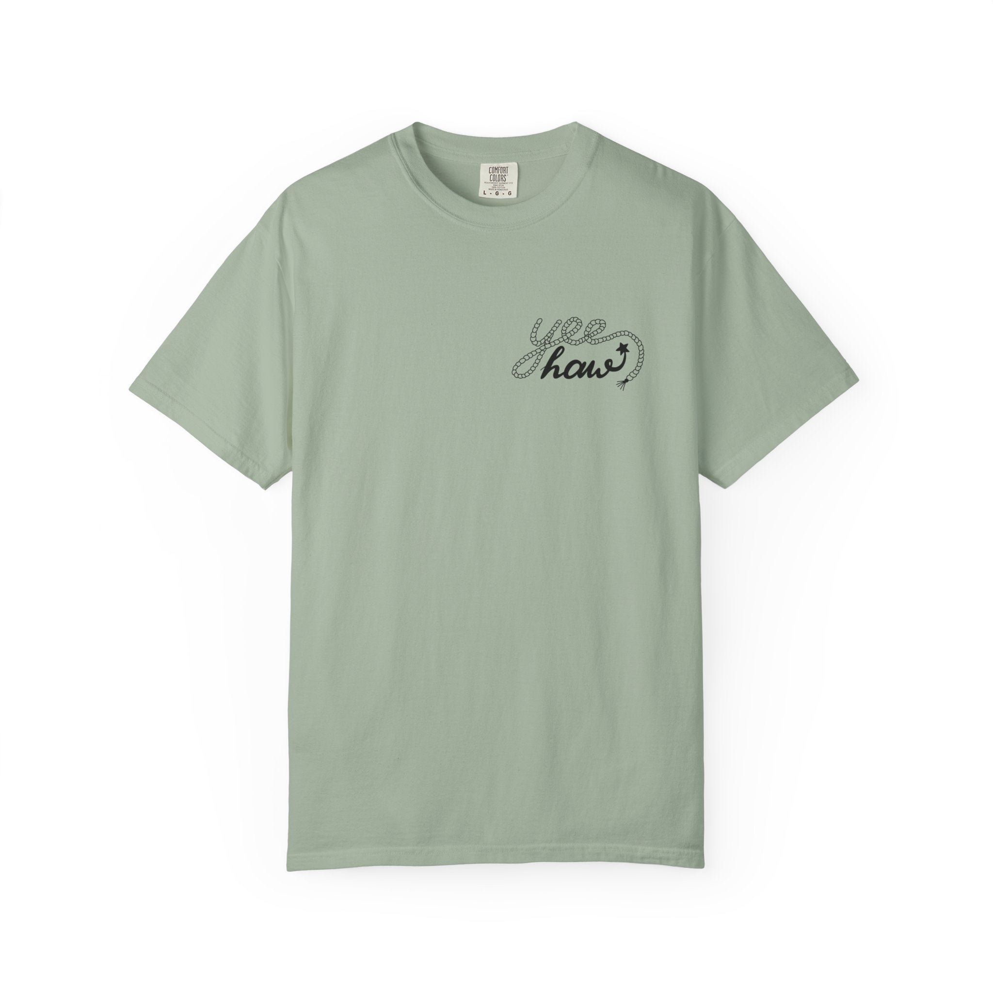 Cowboy Hat & Boots T-Shirt — 'Yee Haw' Graphic Western Tee
