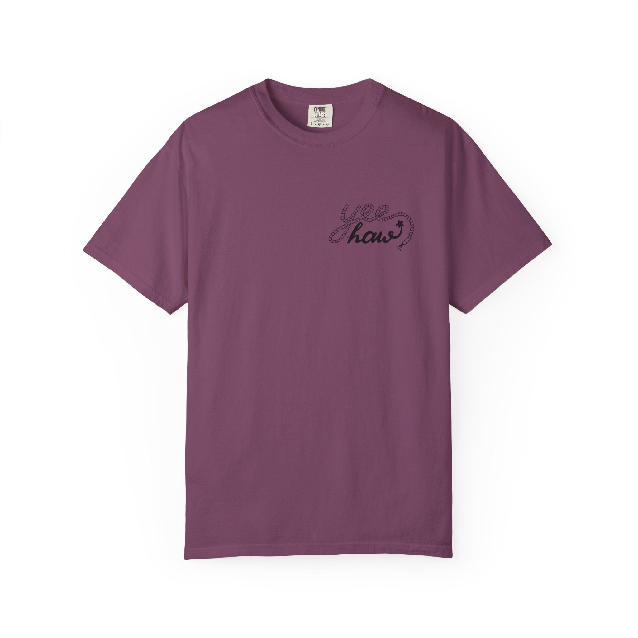 Cowboy Hat & Boots T-Shirt — 'Yee Haw' Graphic Western Tee