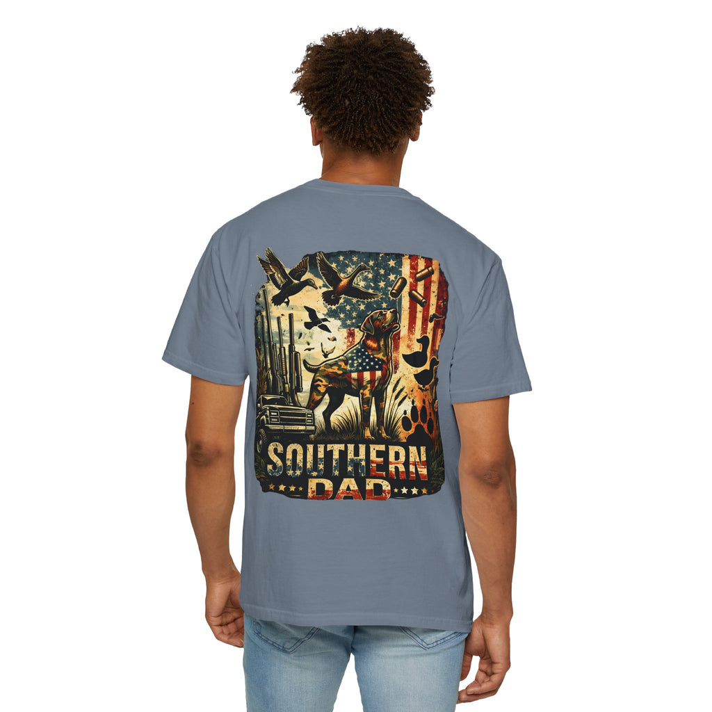Southern Dad T-Shirt — Patriotic Deer & Duck Hunting Graphic Tee