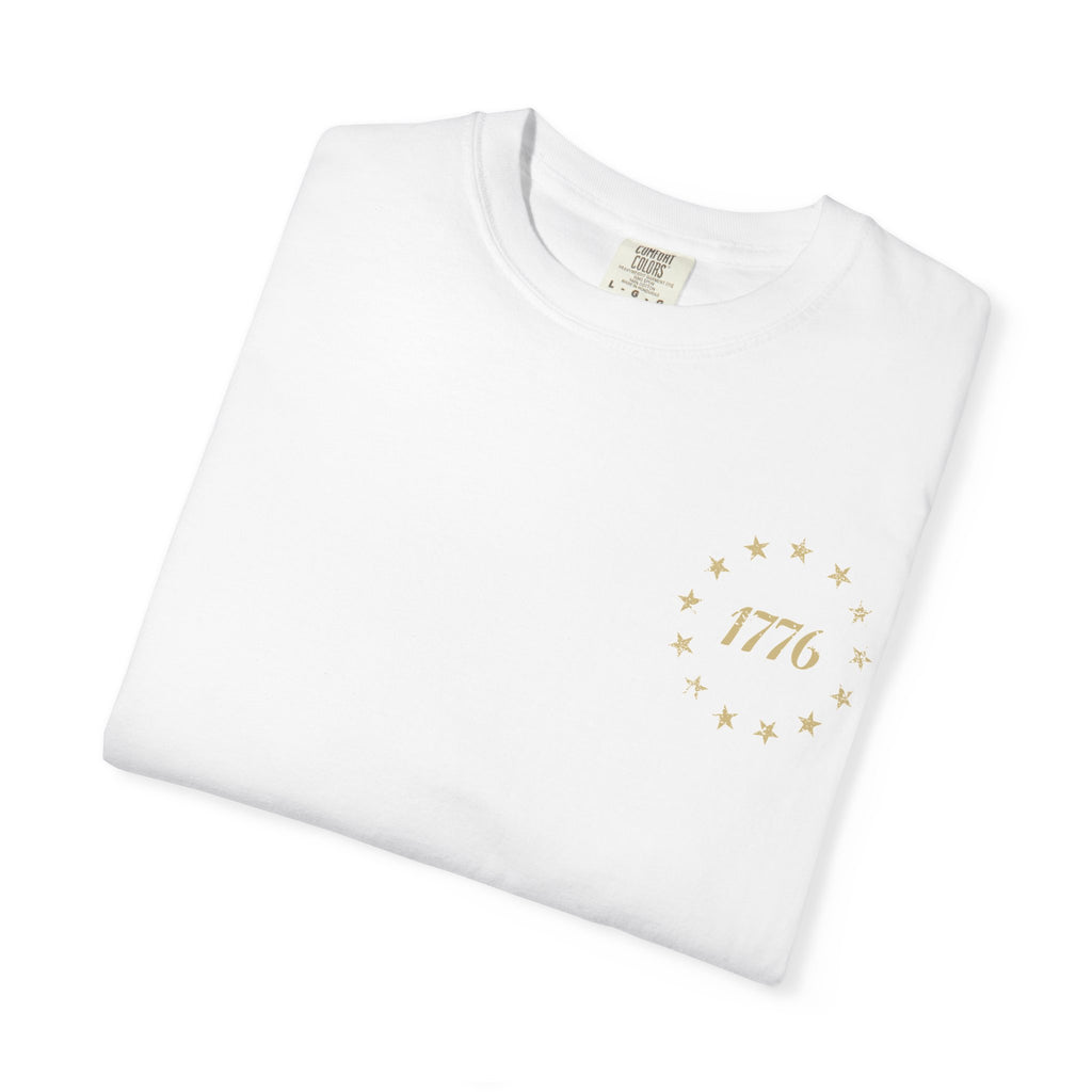 1776 'We the People' Flag T-Shirt — Patriotic American Constitution Tee