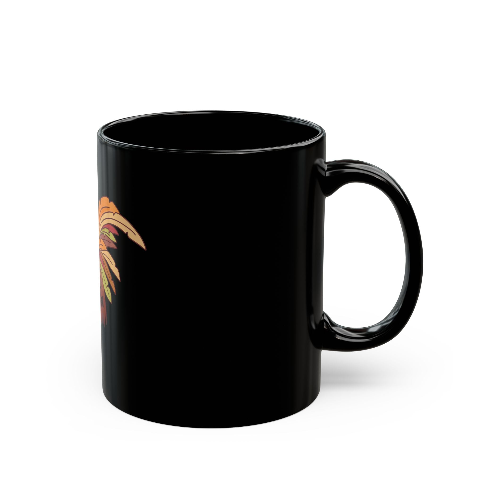 Rooster 'Zero Clucks Given' Black Coffee Mug (11oz/15oz)