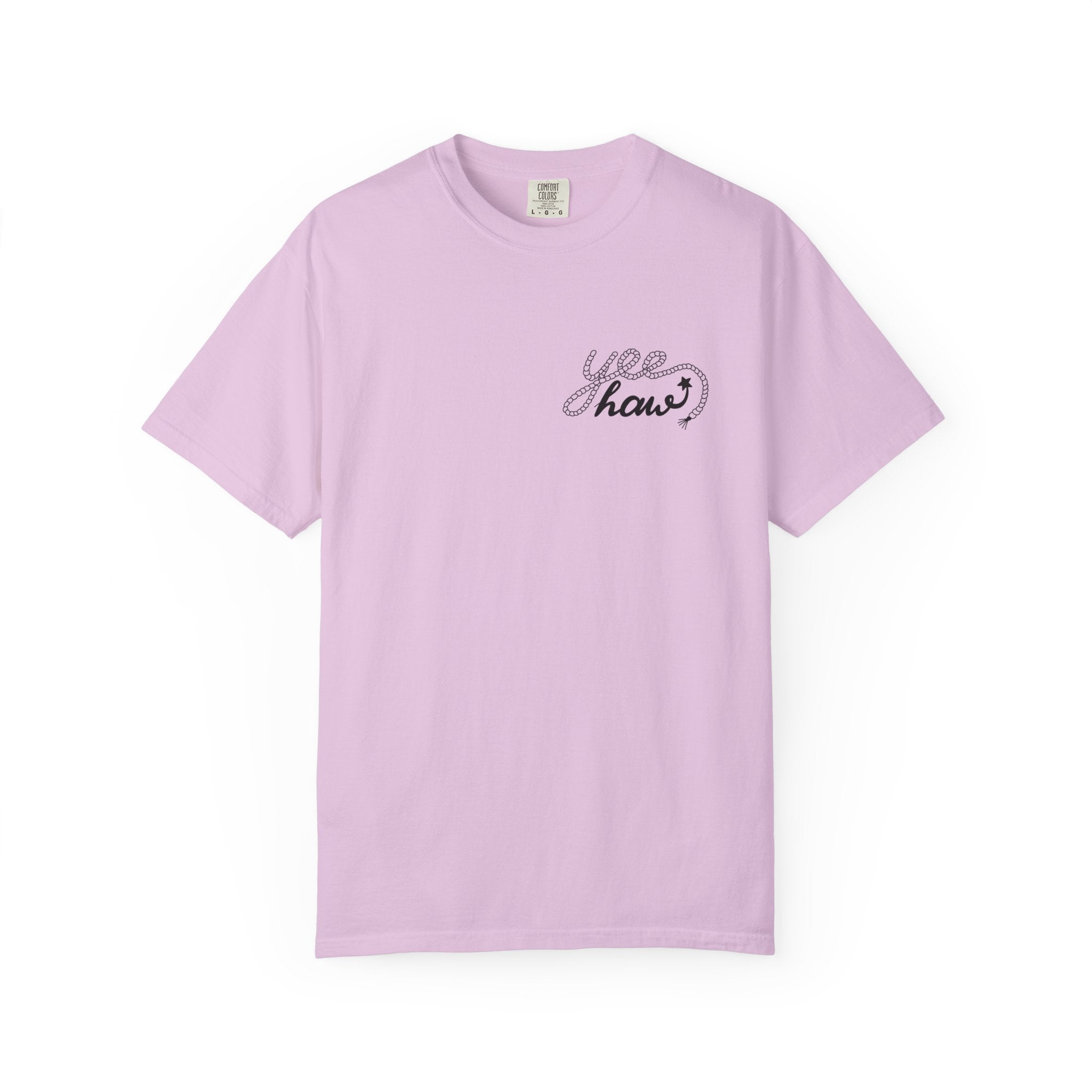 Cowboy Hat & Boots T-Shirt — 'Yee Haw' Graphic Western Tee