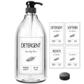 GMISUN Laundry Detergent Dispenser 1 Pack Liquid Laundry Soap Dispenser 67oz Storage Container for Farmhouse Laundry Room Decor Liquid Bottle Organizer for Detergent/Softener/Bleach