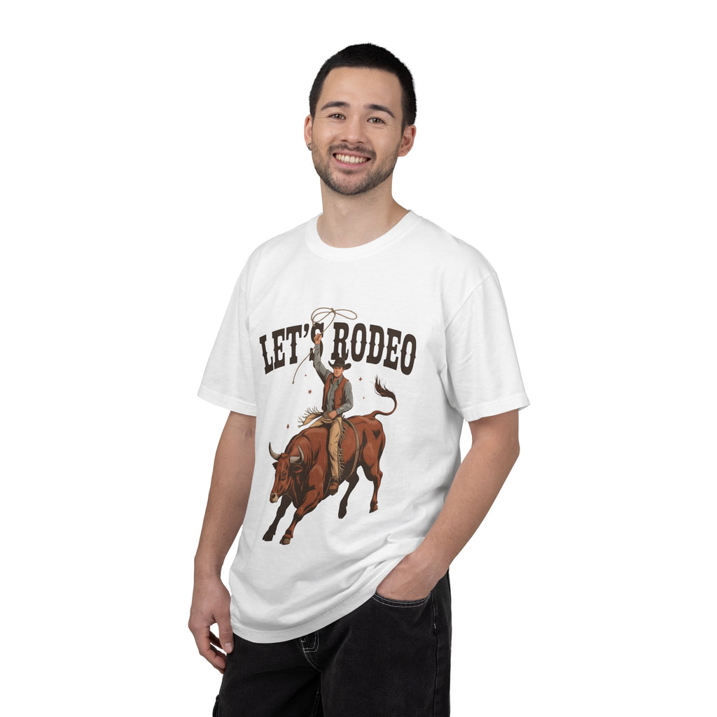Let's Rodeo T-Shirt — Western Bull Riding Graphic Tee