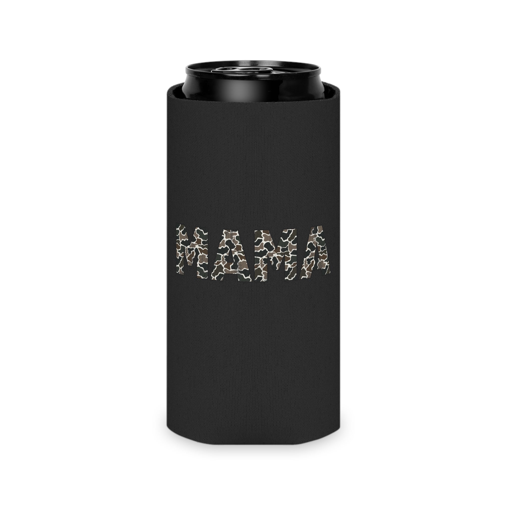 Can Cooler — "MAMA" Camo Print Can Cooler