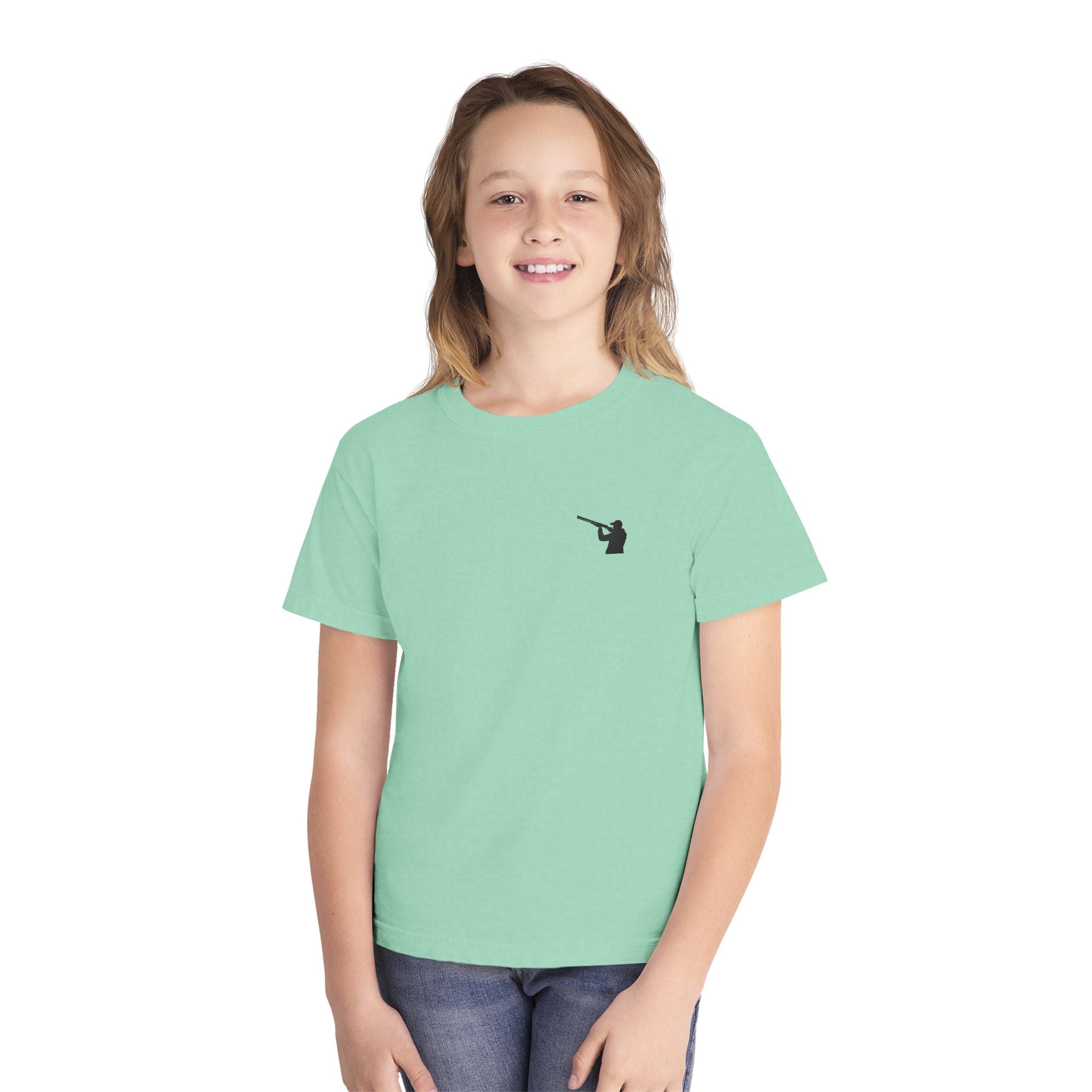 Youth Tee — "Southern Boy" Hunting Dog Graphic