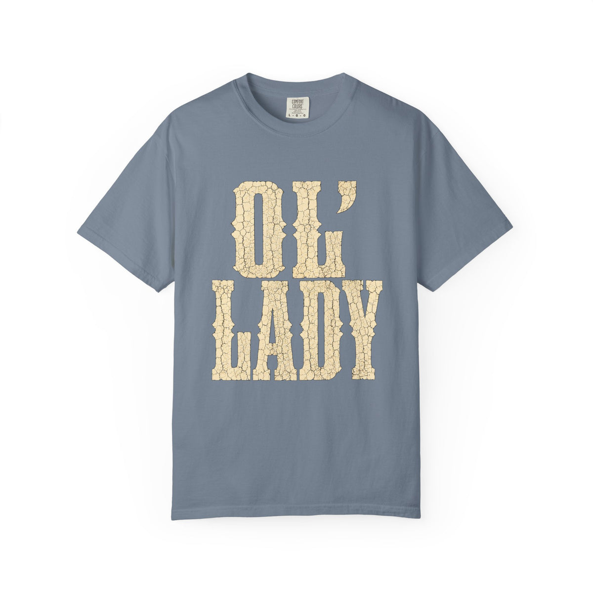 T-Shirt — 'Ol' Lady' Vintage Lettering Tee