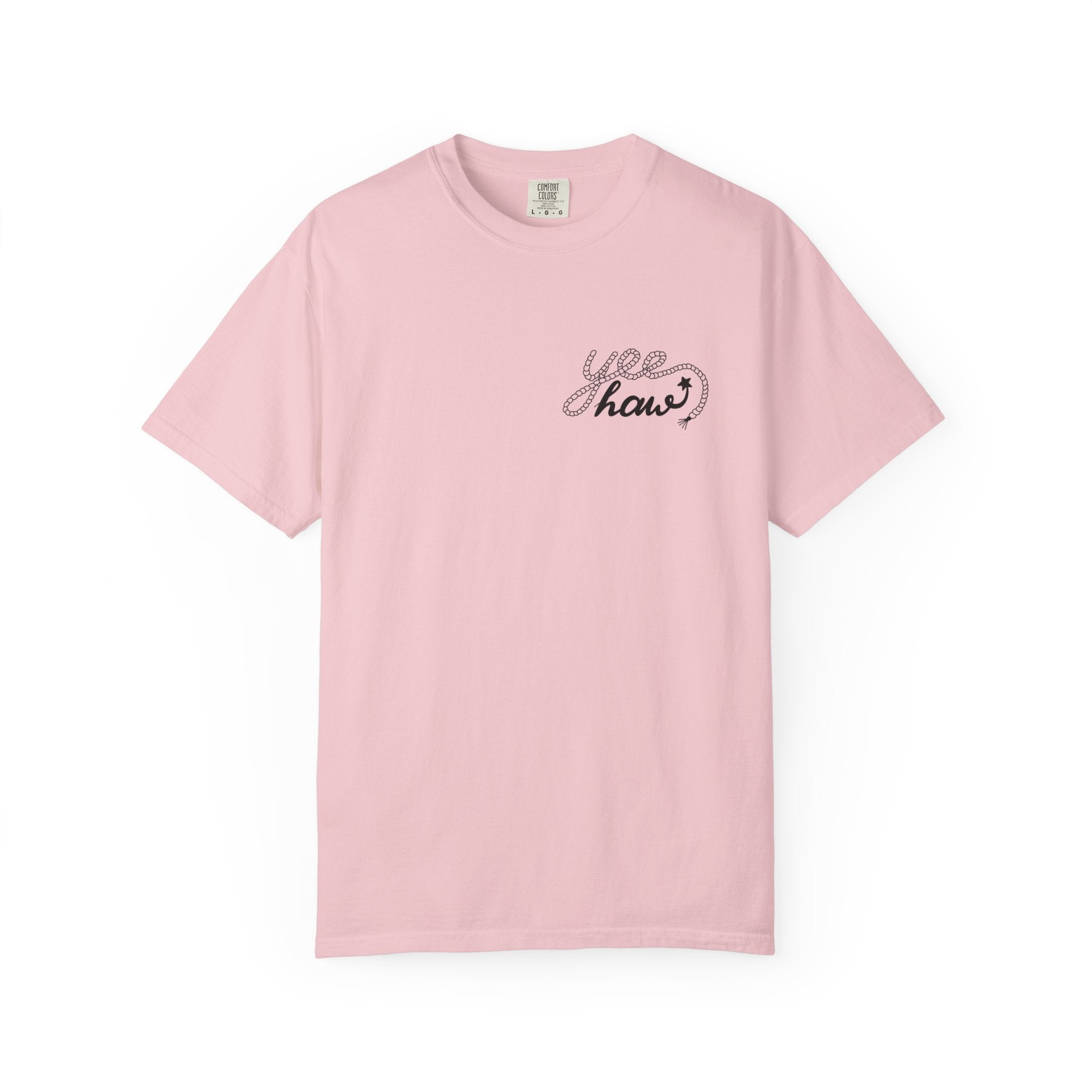 Cowboy Hat & Boots T-Shirt — 'Yee Haw' Graphic Western Tee